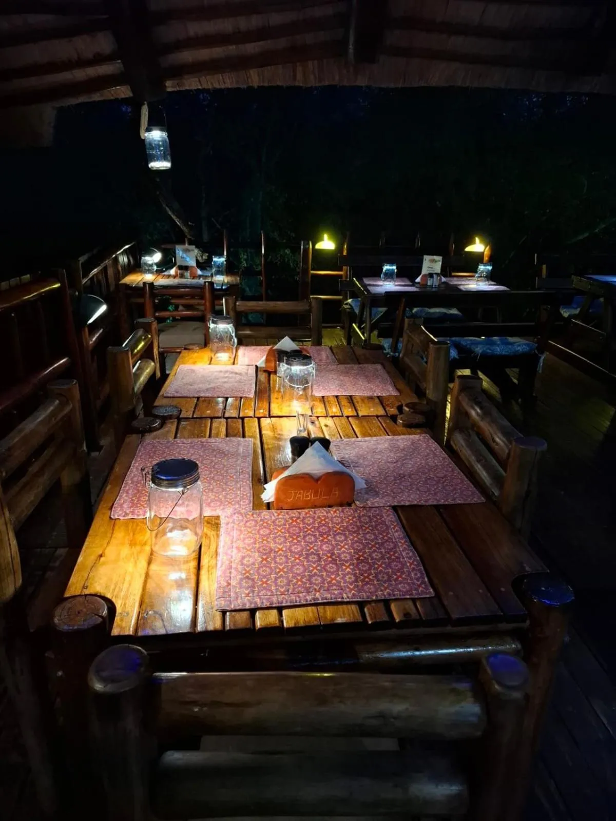 Restaurant/places to eat in Jabula Kruger Safari Lodge