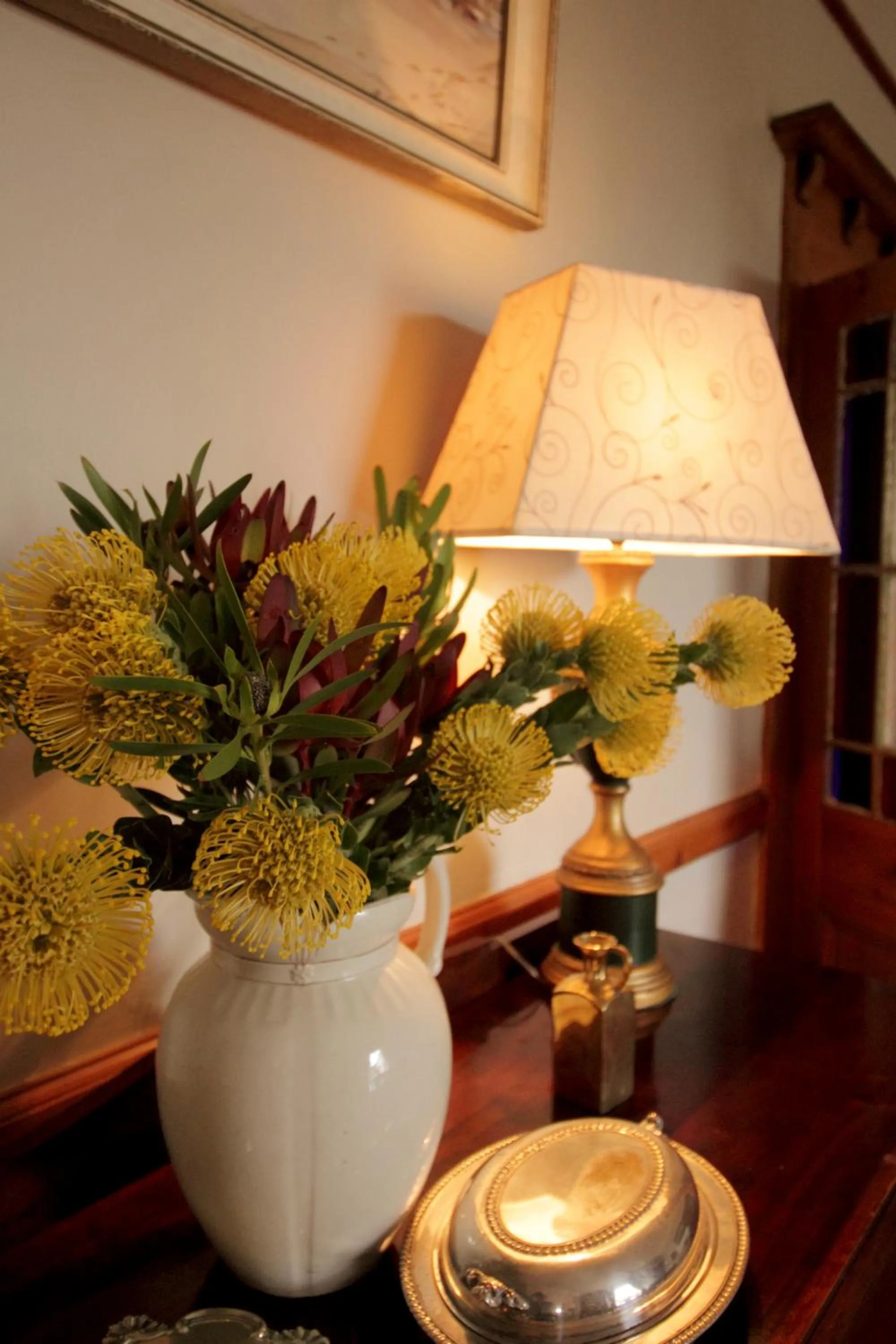 Decorative detail in Leeuwenbosch Shearers Lodge - Amakhala Game Reserve
