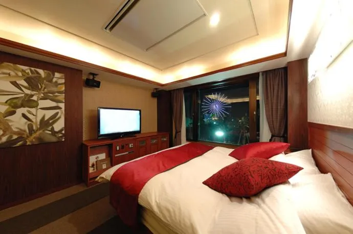 Bed in Hotel Water Gate Nagoya - Love Hotel for couple -