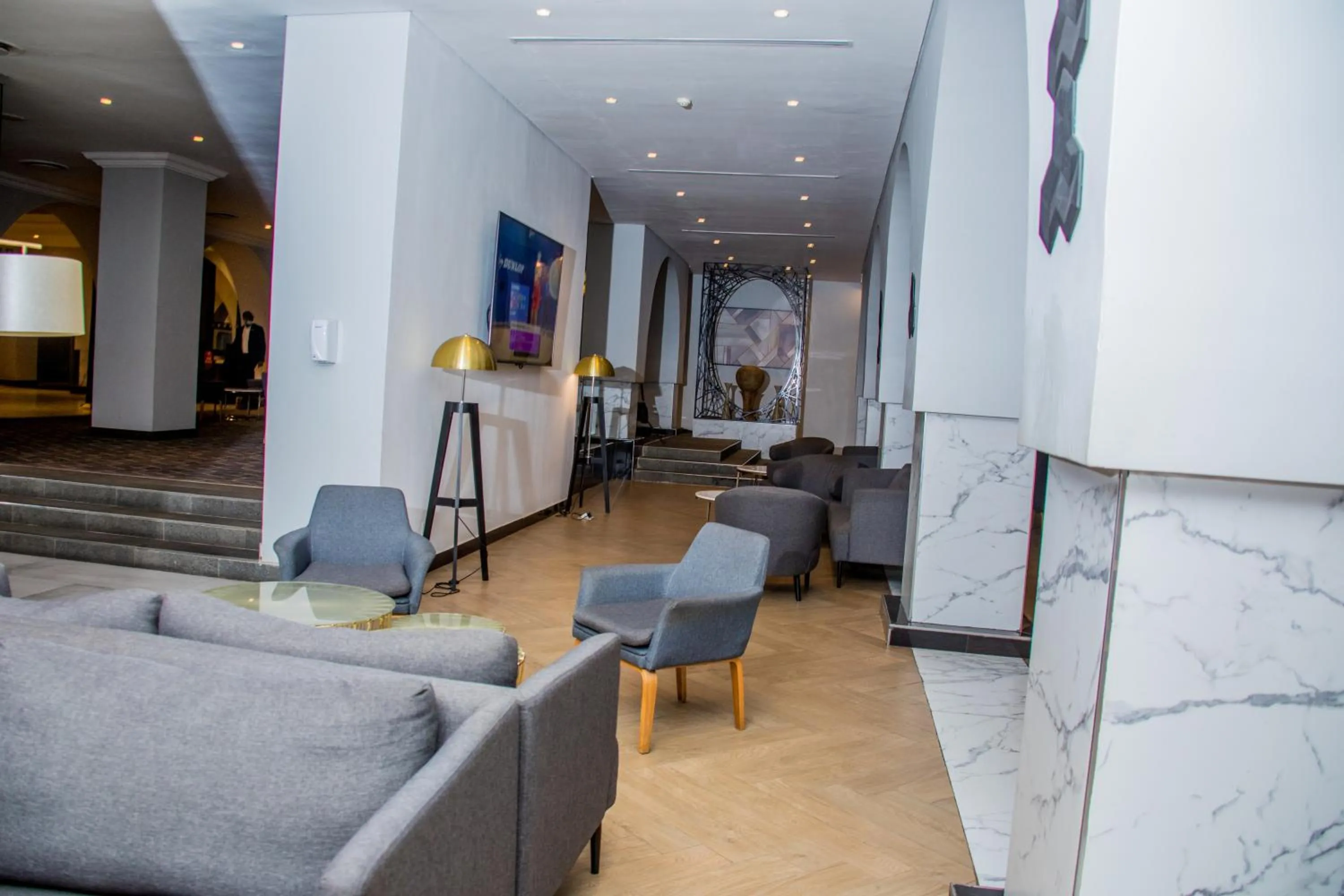 Seating area in Radisson Lagos Ikeja