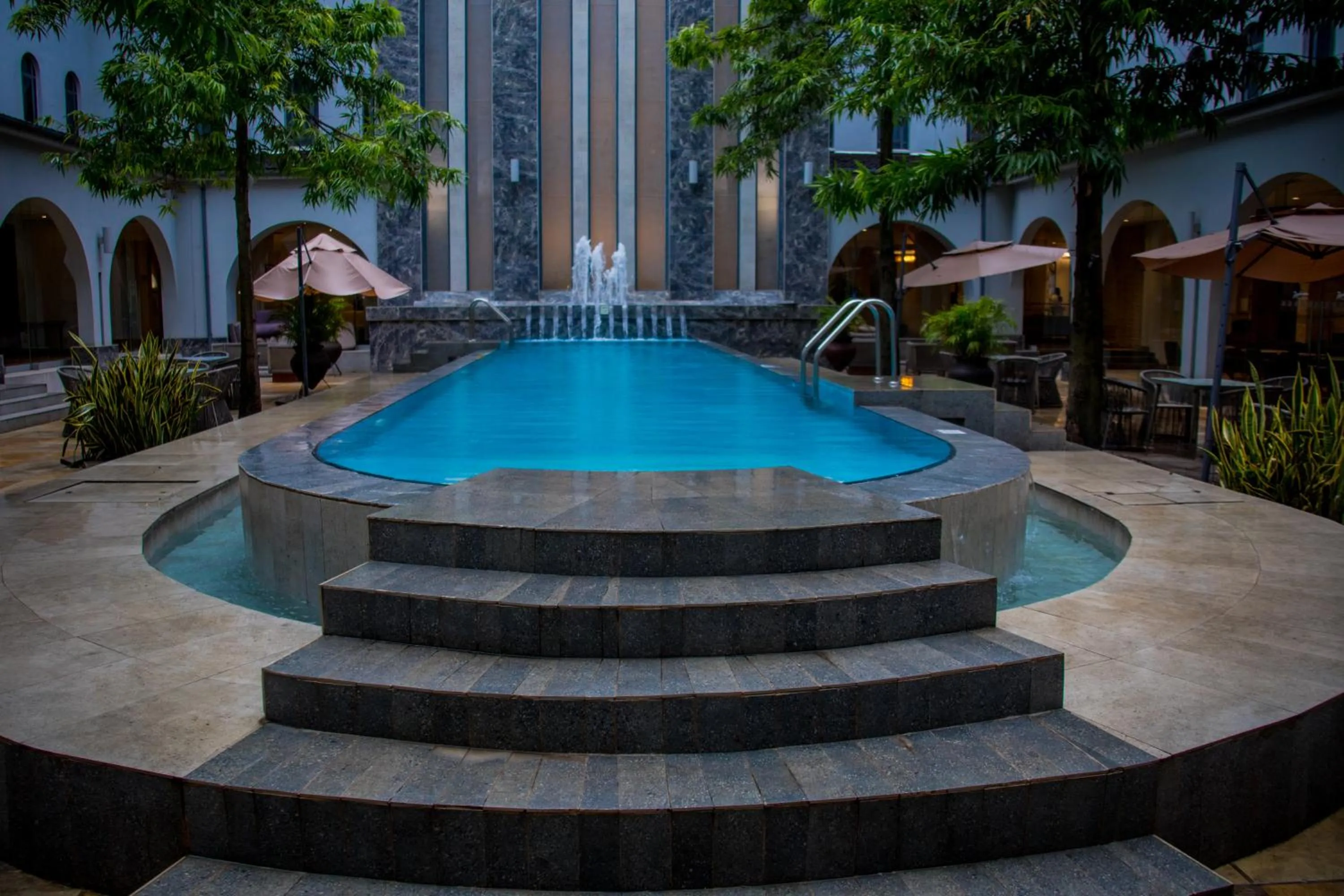 Pool view in Radisson Lagos Ikeja