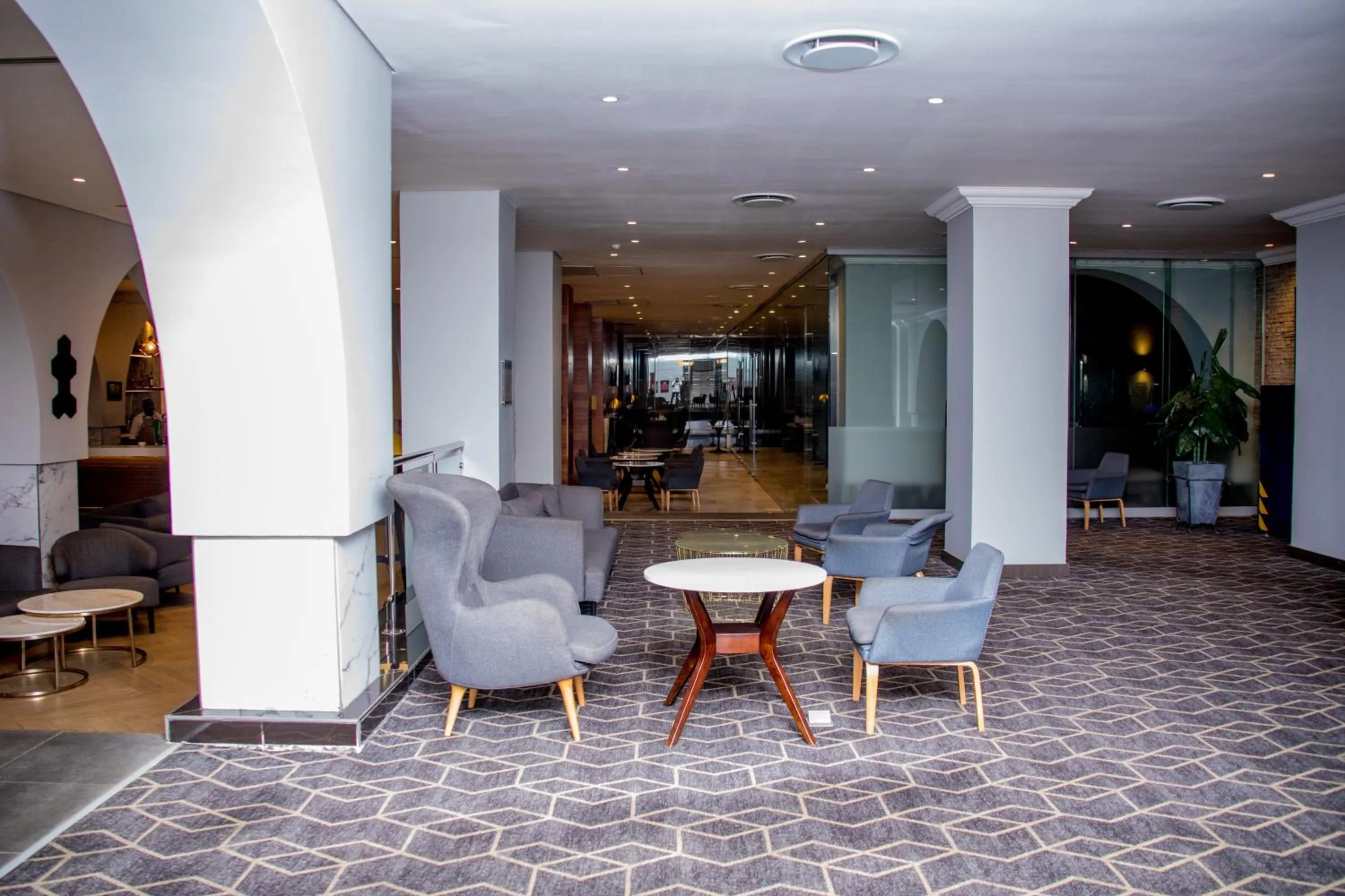 Seating area in Radisson Lagos Ikeja