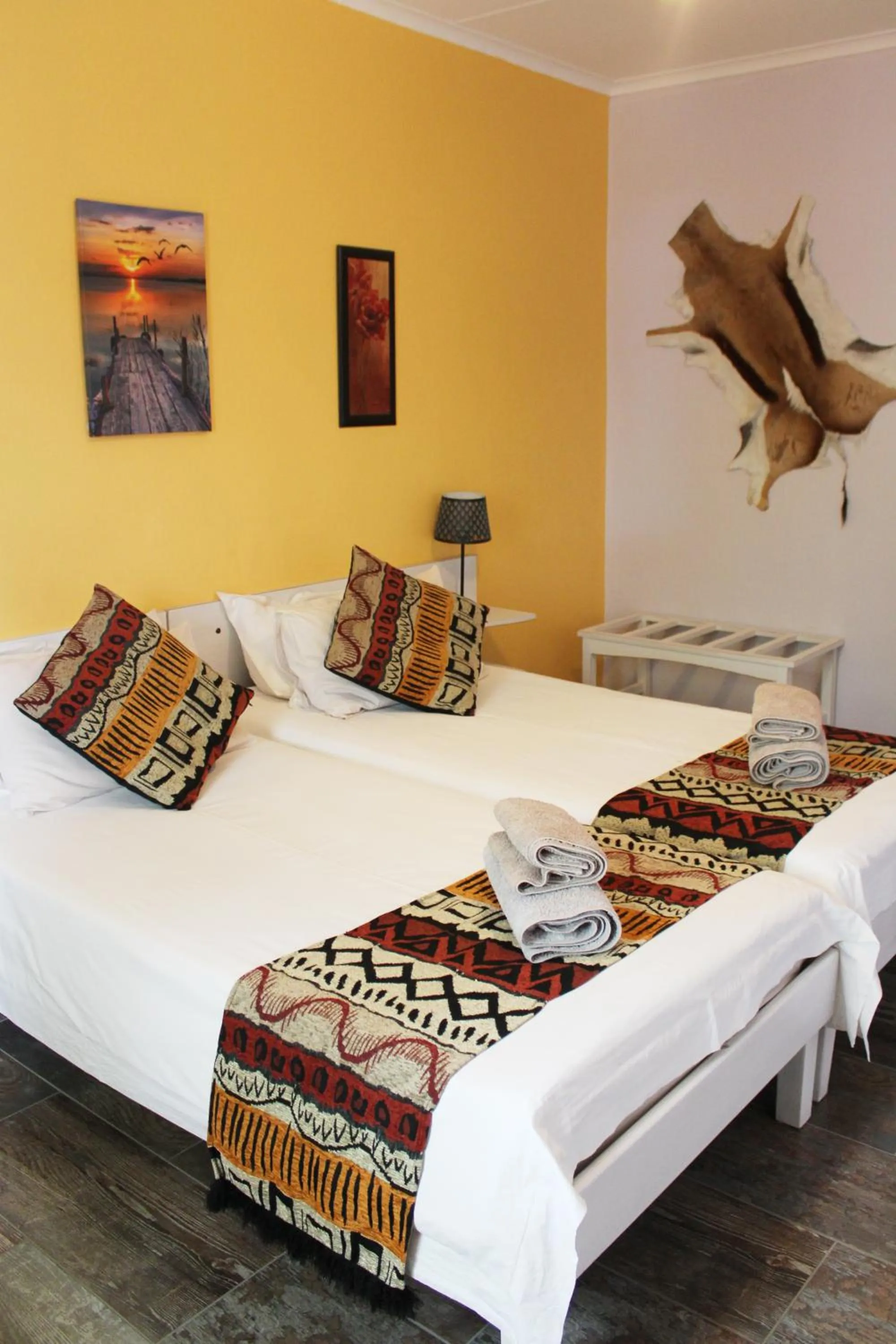 Bed in Omaruru Guesthouse