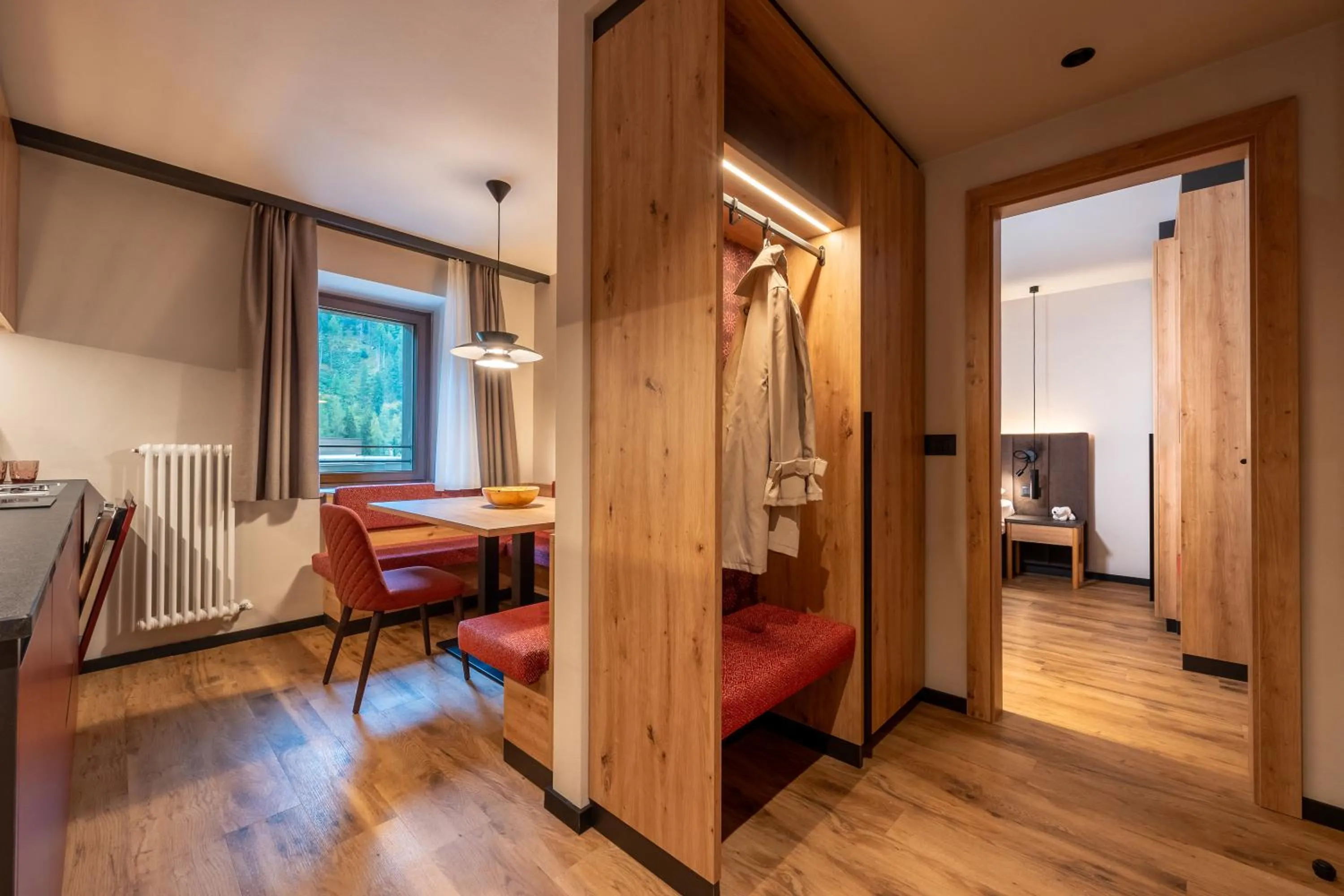 Kitchen or kitchenette in Family Apartments Vioz