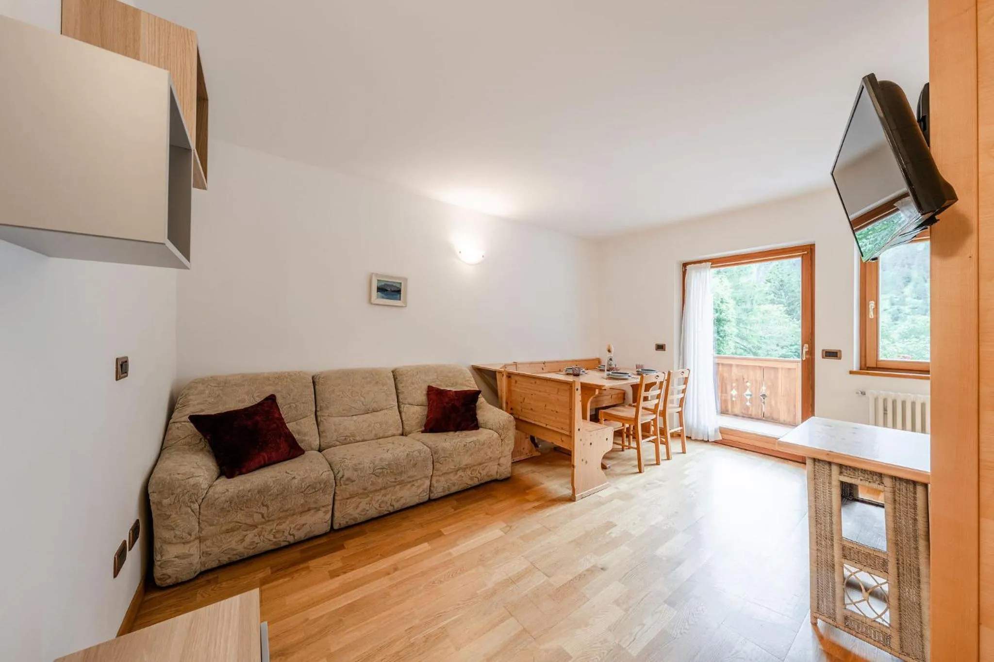 Kitchen or kitchenette in Family Apartments Vioz