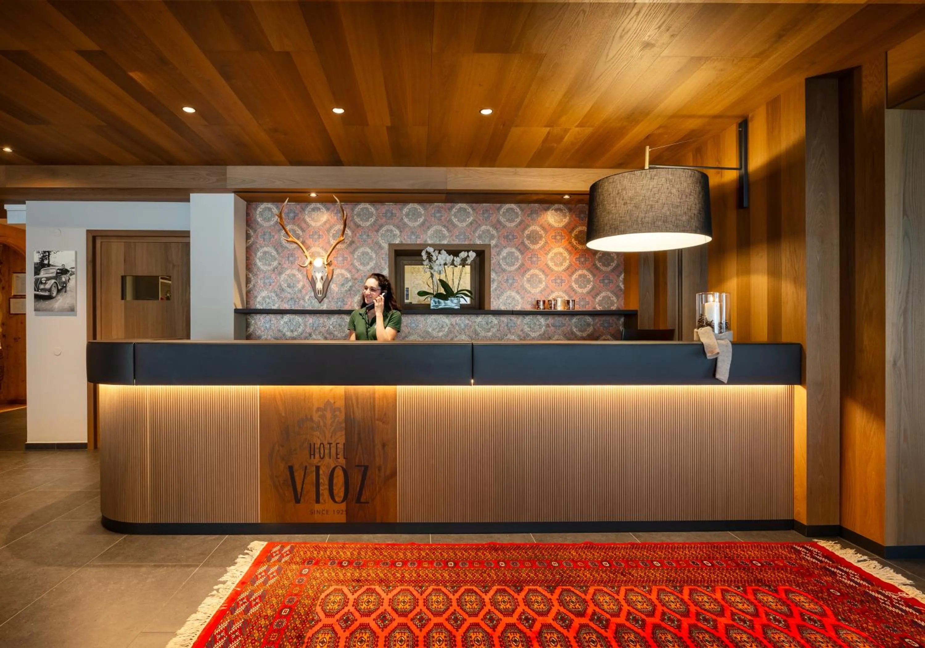 Lobby or reception in Family Apartments Vioz