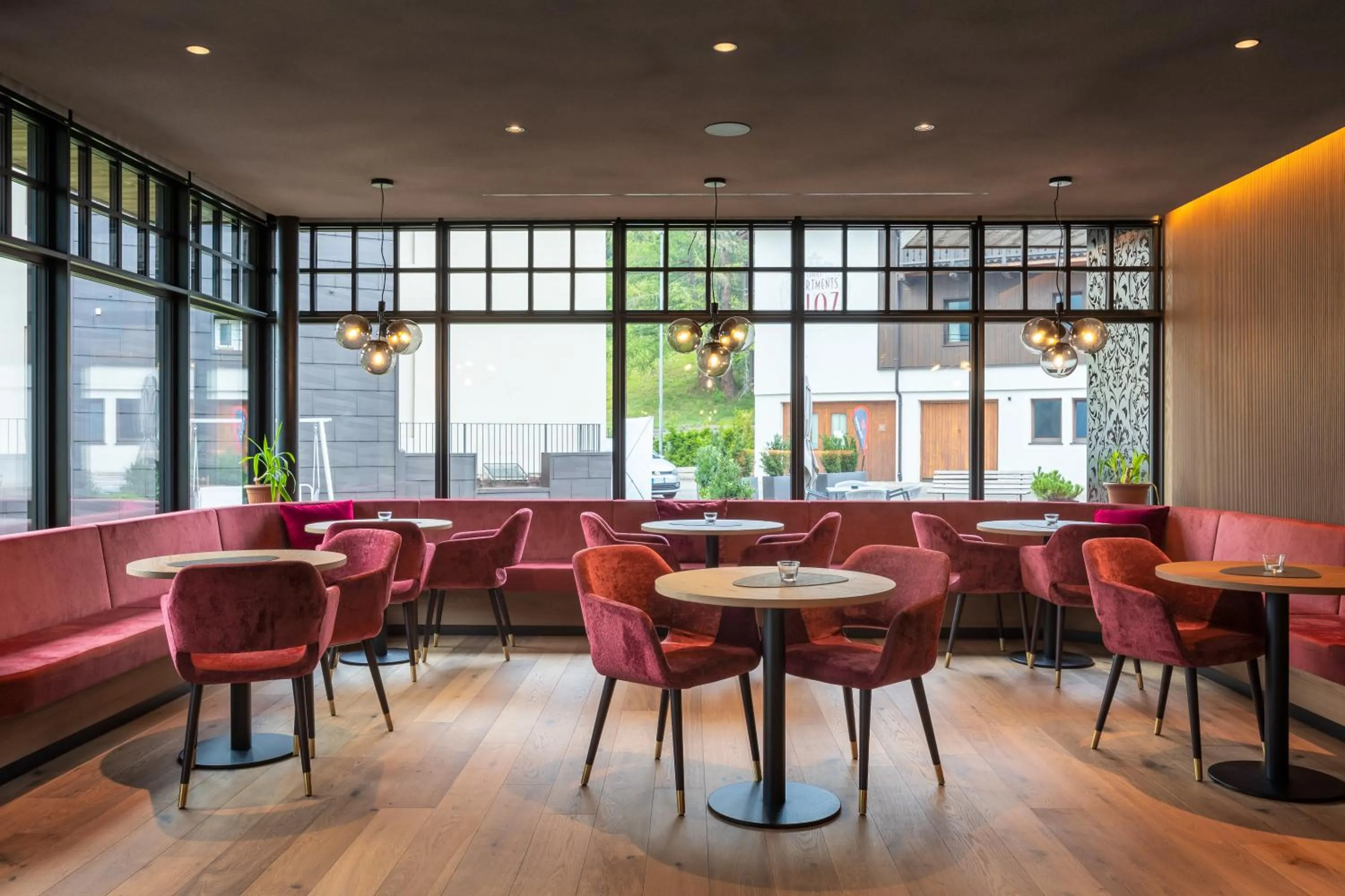 Lounge or bar in Family Apartments Vioz