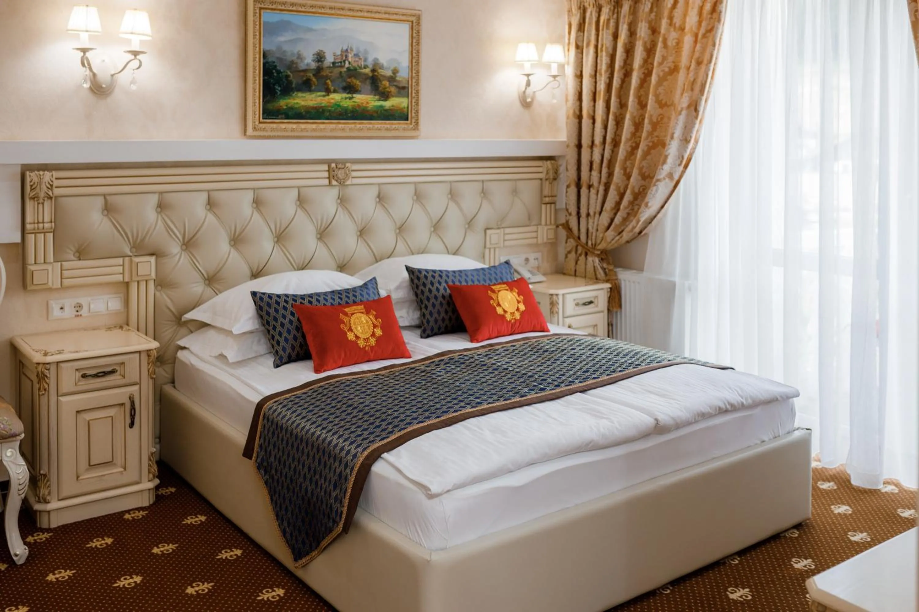 Bed in Chevalier Hotel & SPA