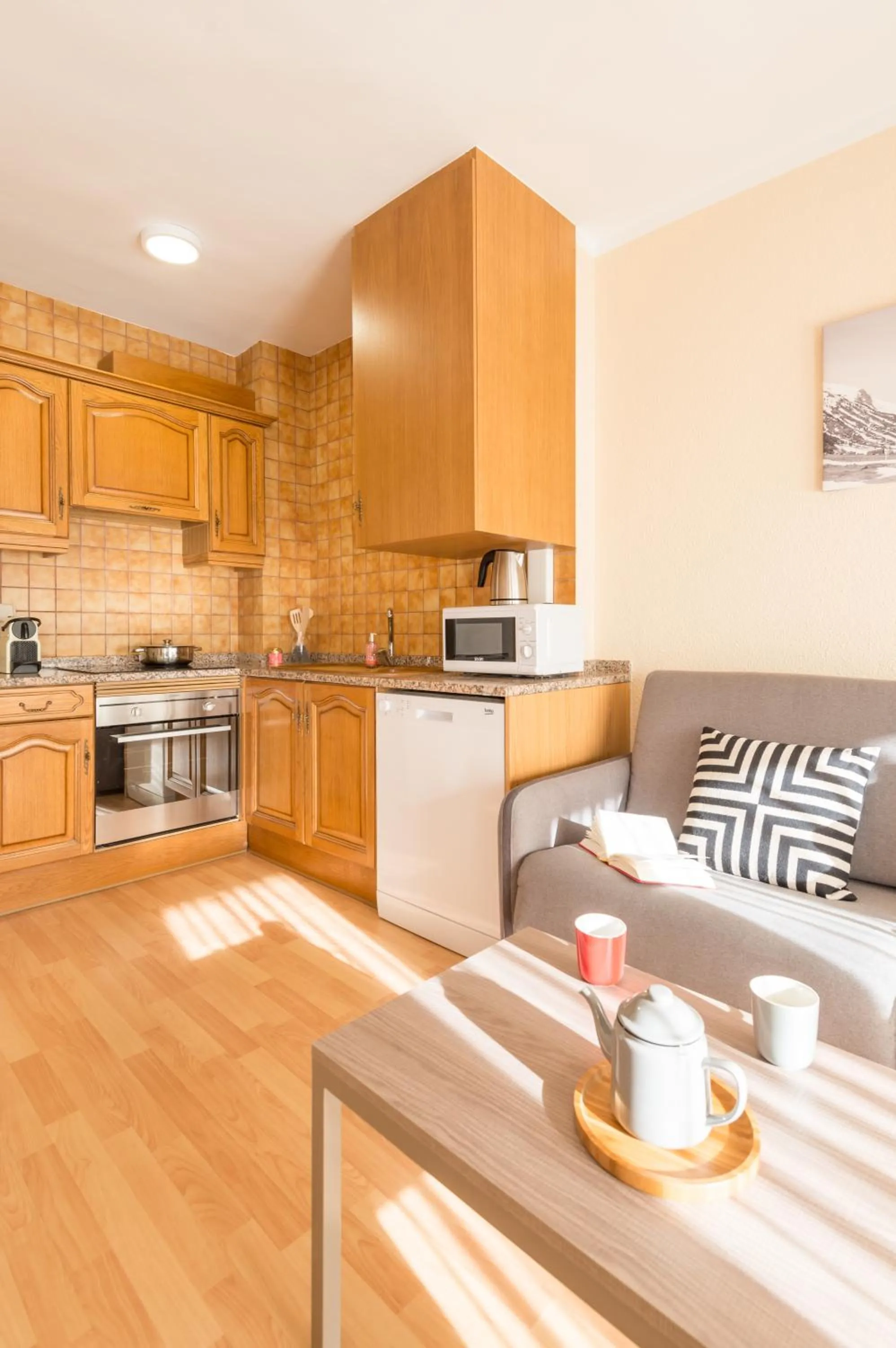 Kitchen or kitchenette in Pierre & Vacances Andorra Alba