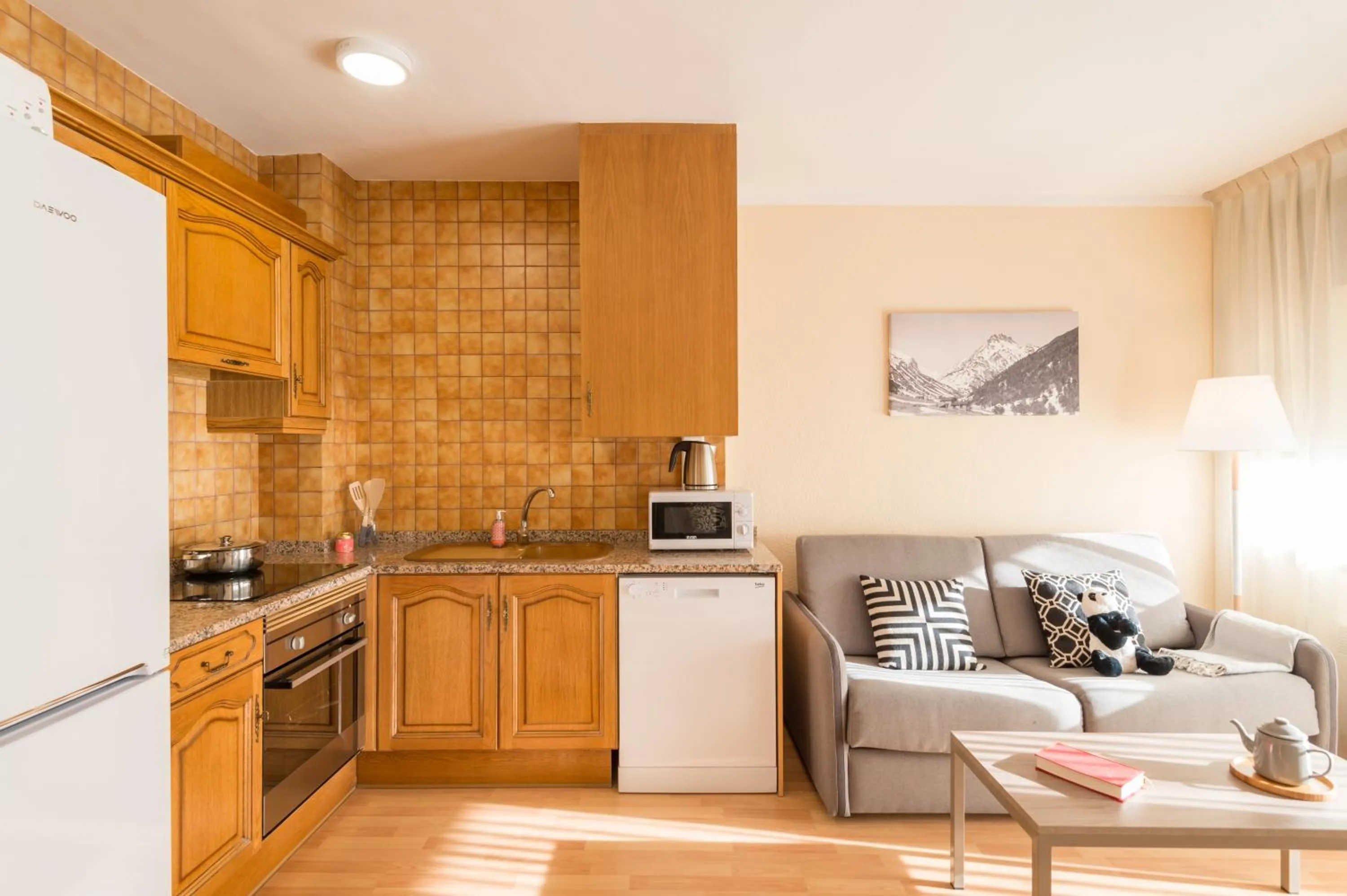 Kitchen or kitchenette in Pierre & Vacances Andorra Alba