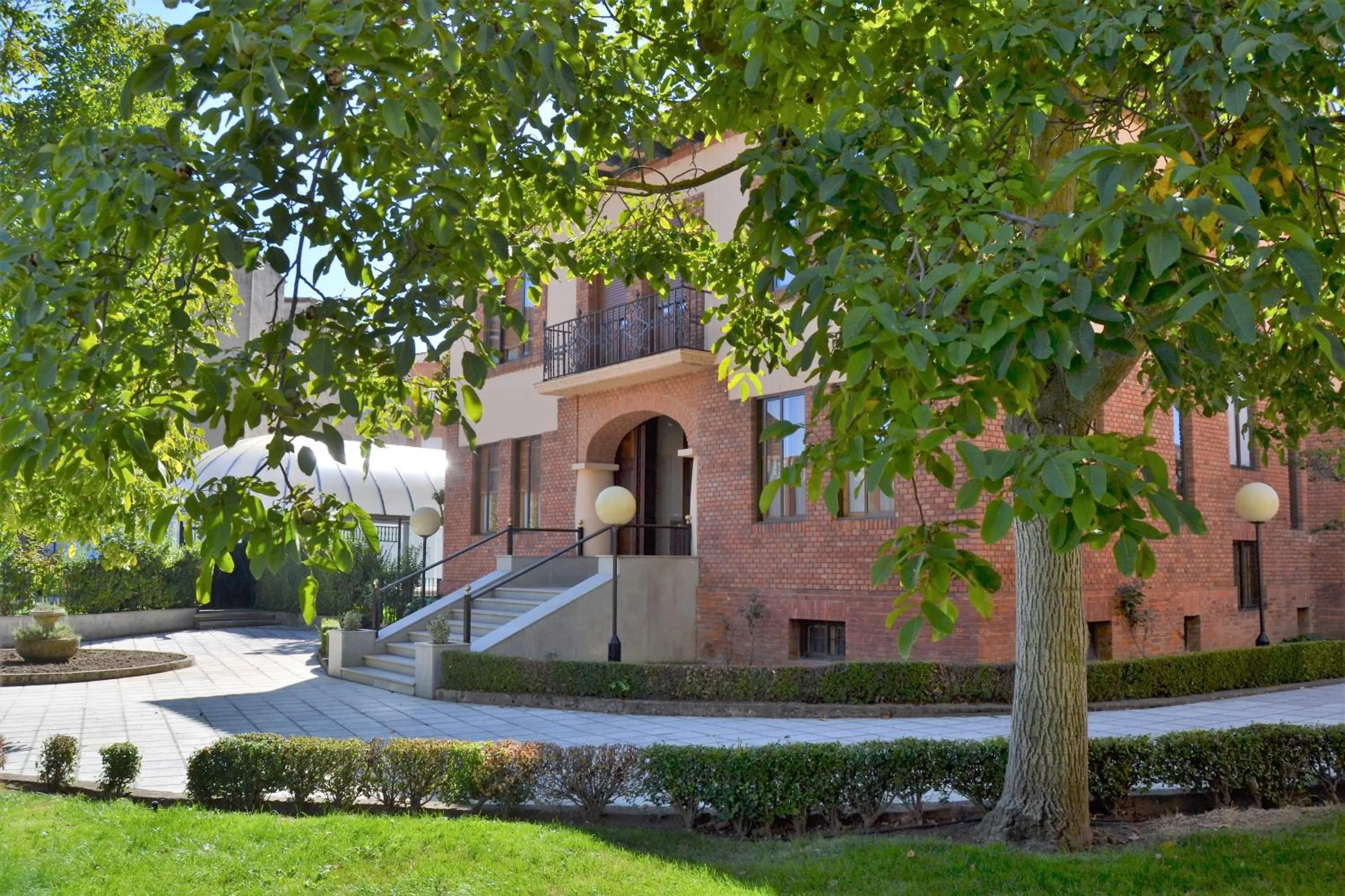 Garden view in Hotel Villegas