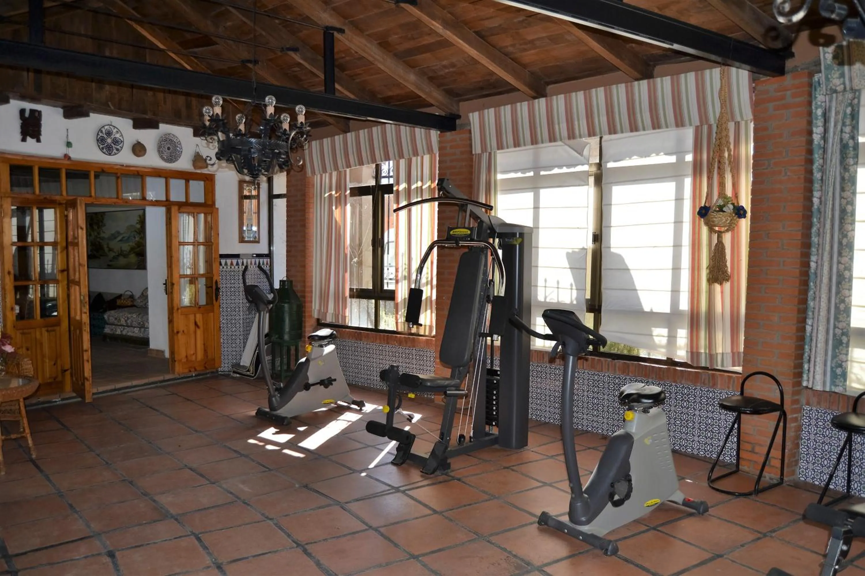 Fitness centre/facilities in Hotel Villegas