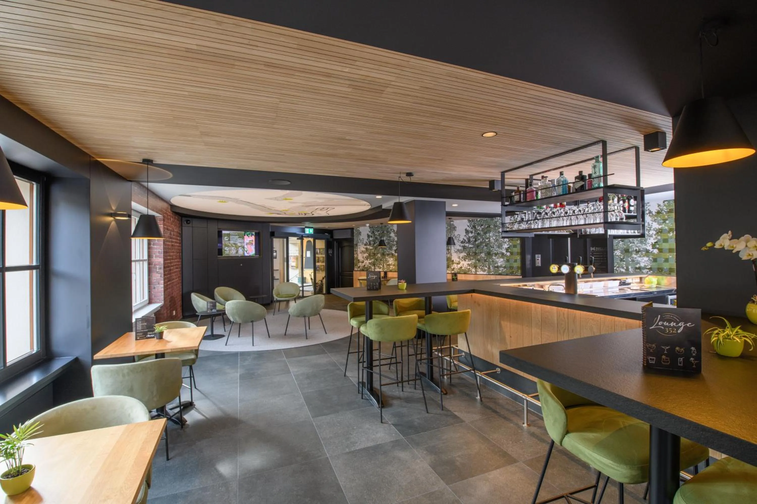 Lounge or bar in Hotel du Commerce - Restaurant La Table de Clervaux