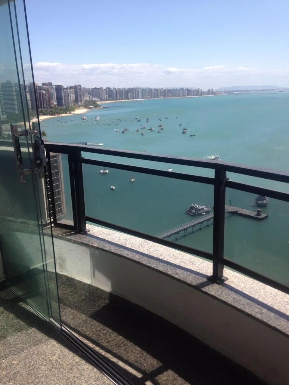 Balcony/Terrace in Flat Vista Completa Beira Mar