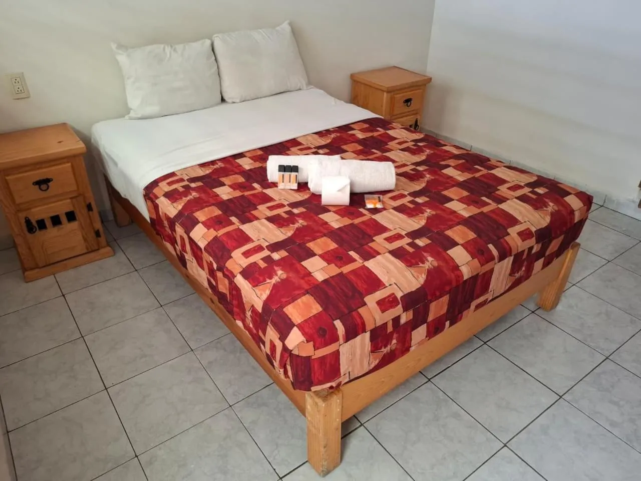 Bed in Cinco de Mayo Hotel