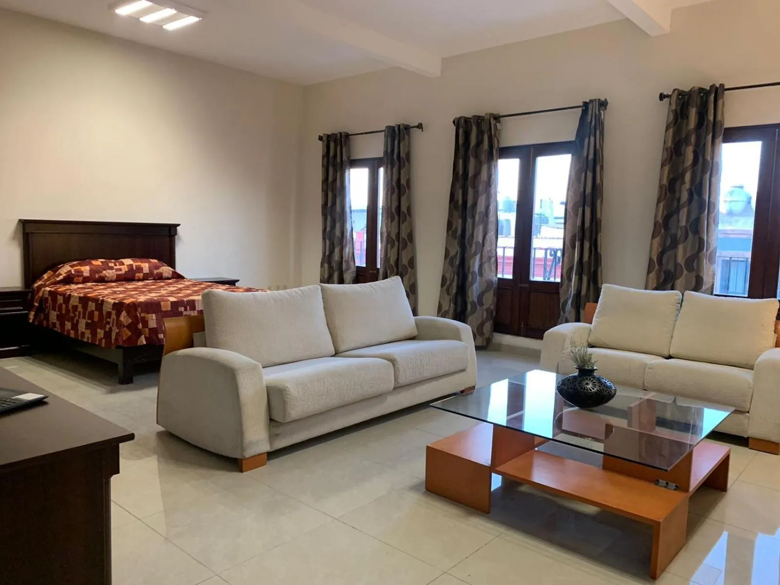 Bed in Cinco de Mayo Hotel