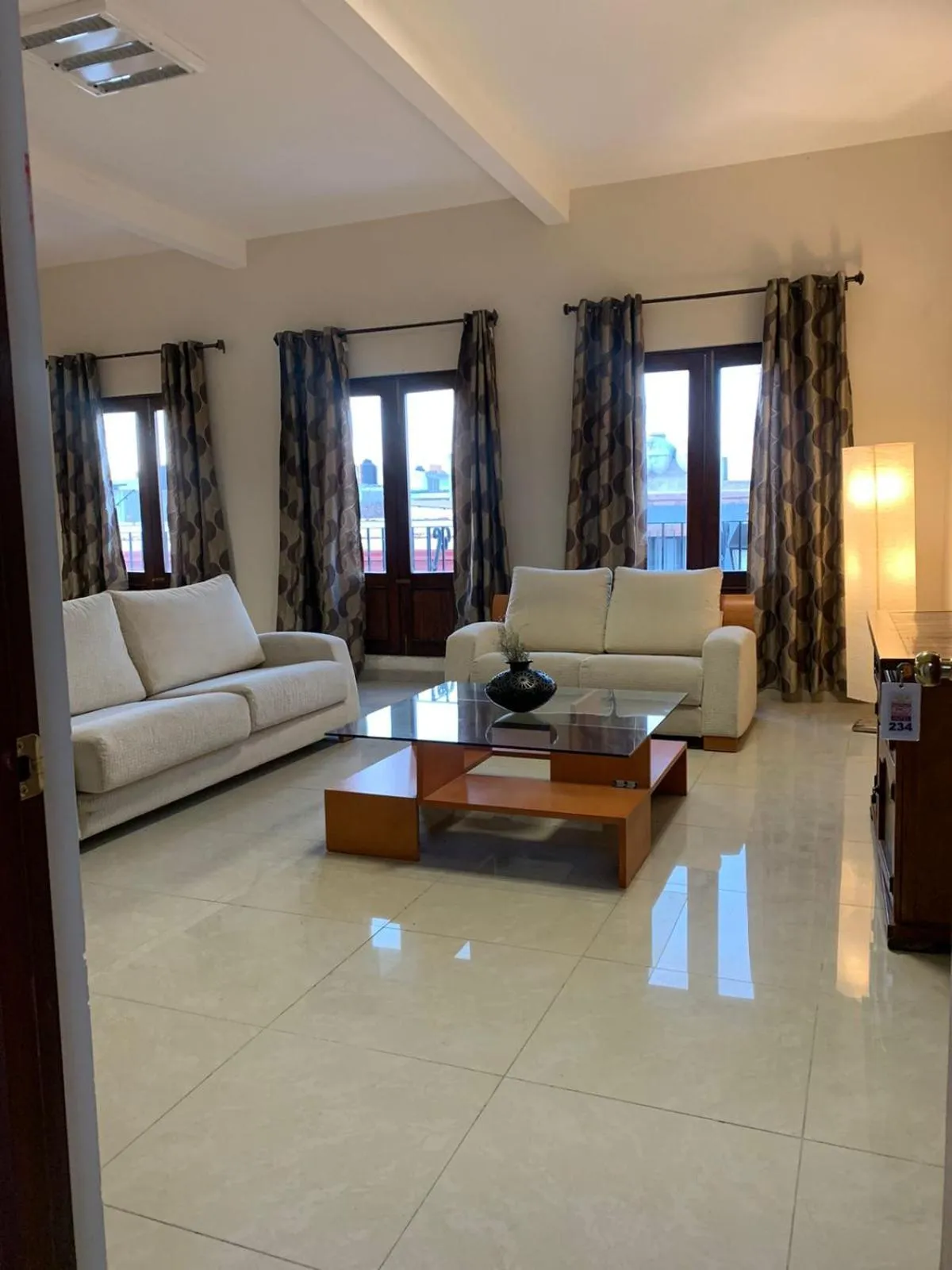 Living room in Cinco de Mayo Hotel