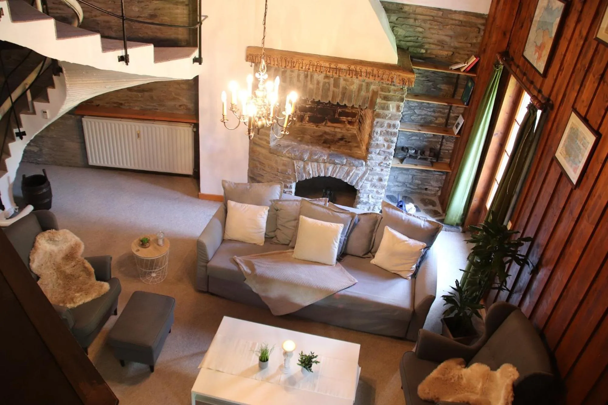 Living room in Domaine du Moulin d'Asselborn