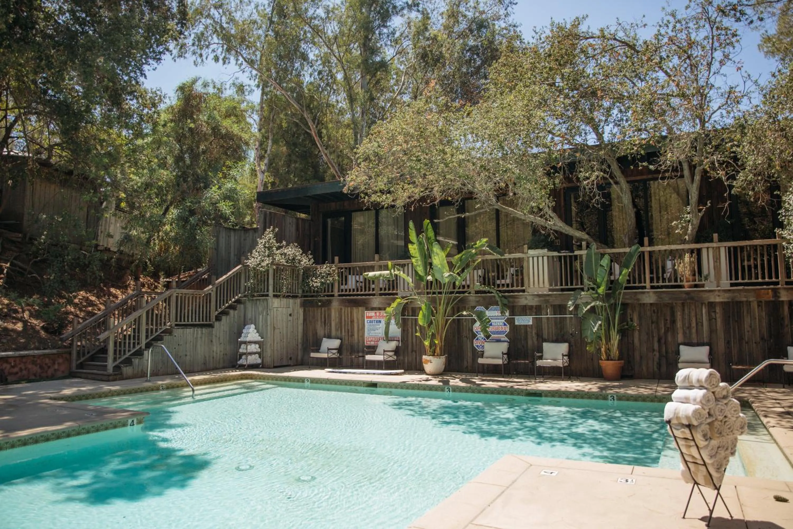 Pool view in CALAMIGOS RANCH Resort & Spa
