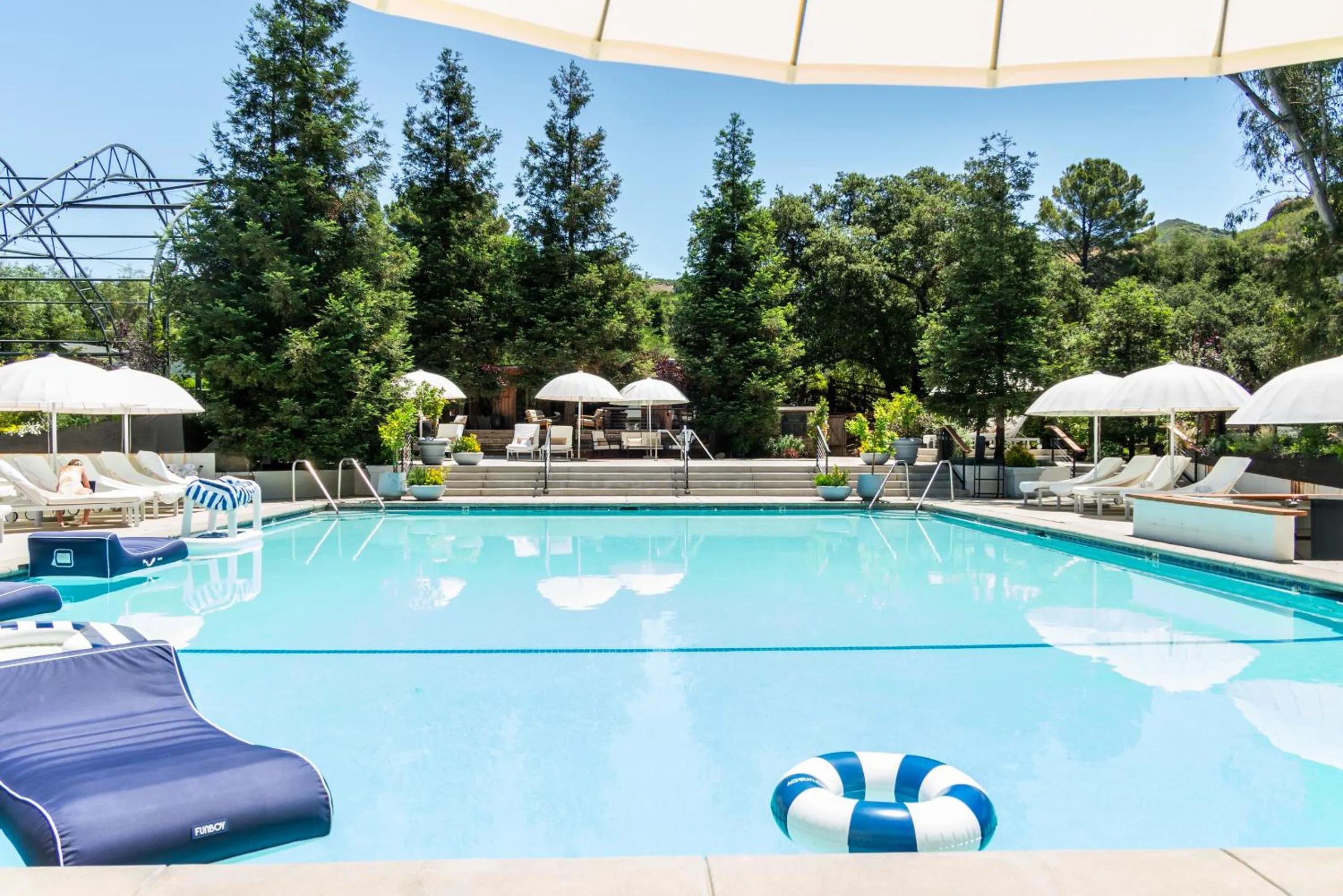 Pool view in CALAMIGOS RANCH Resort & Spa