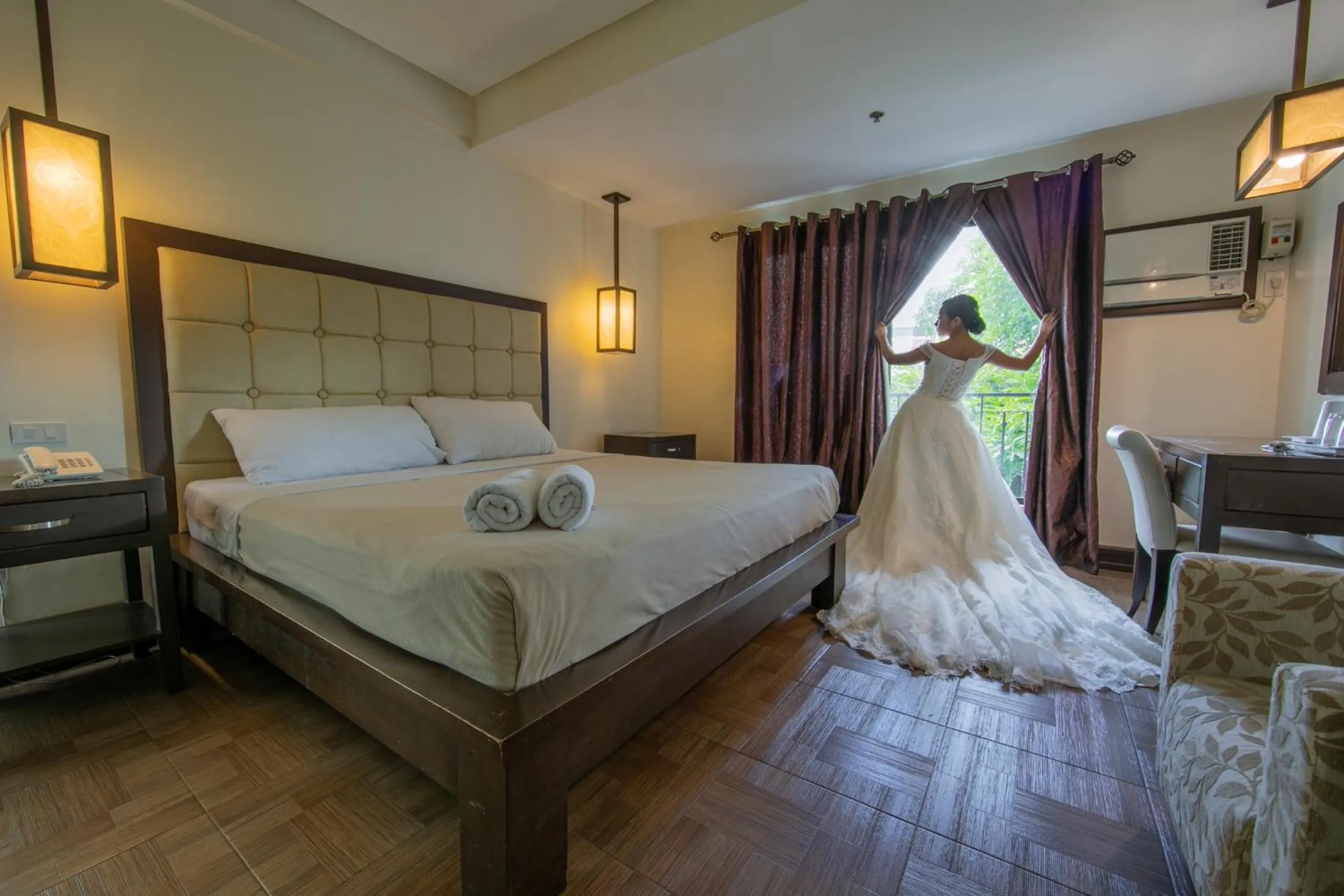 Bed in Rosvenil Hotel