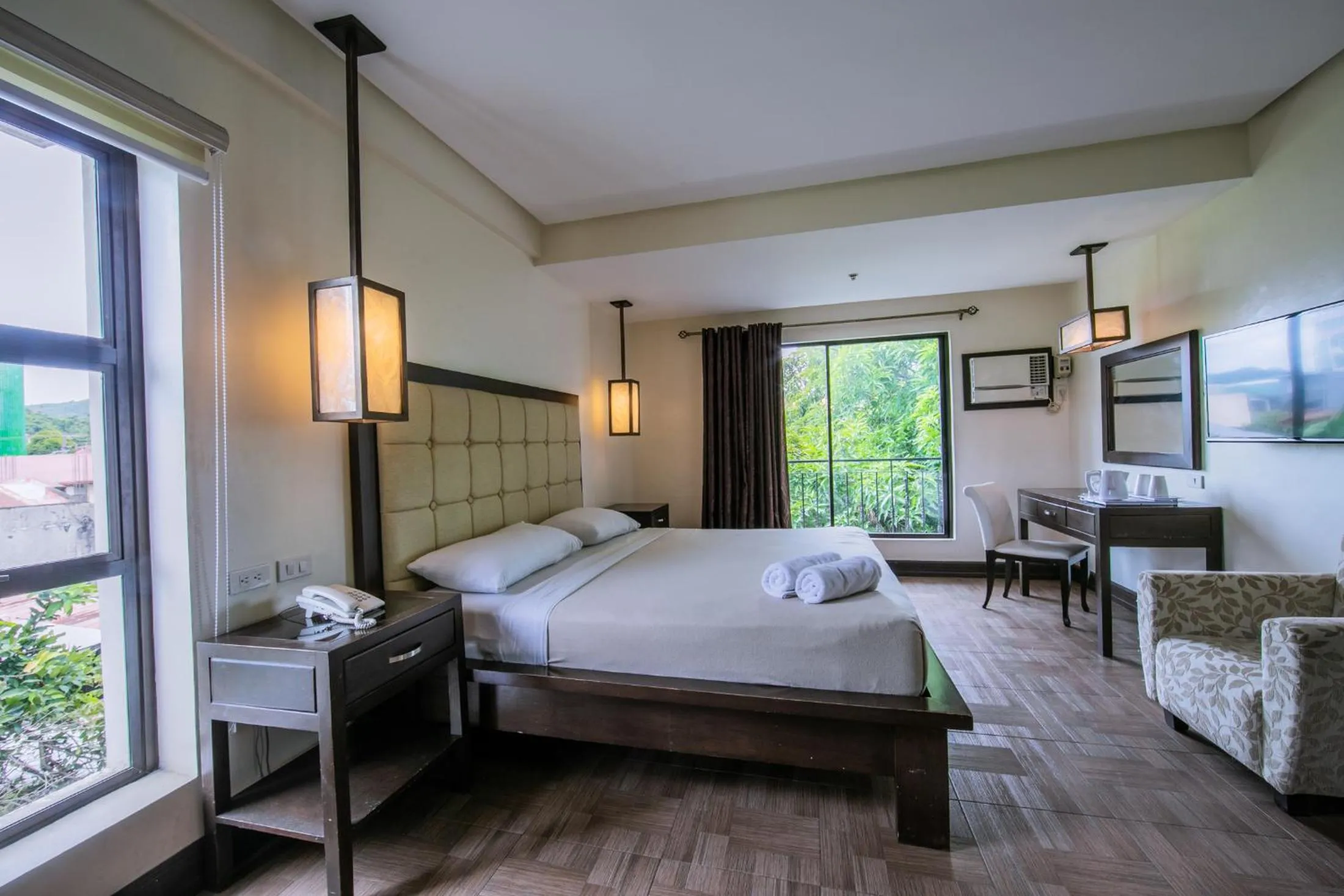 Bed in Rosvenil Hotel