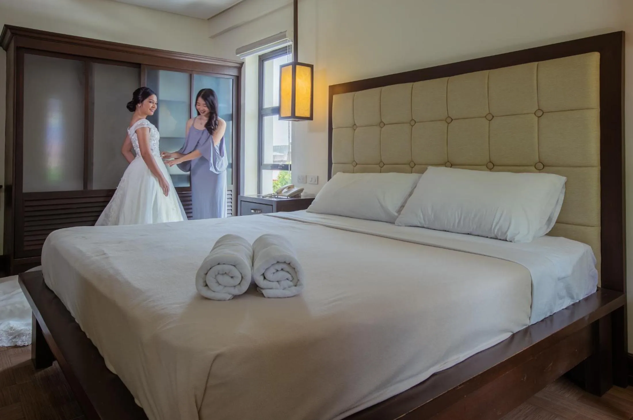 Bed in Rosvenil Hotel