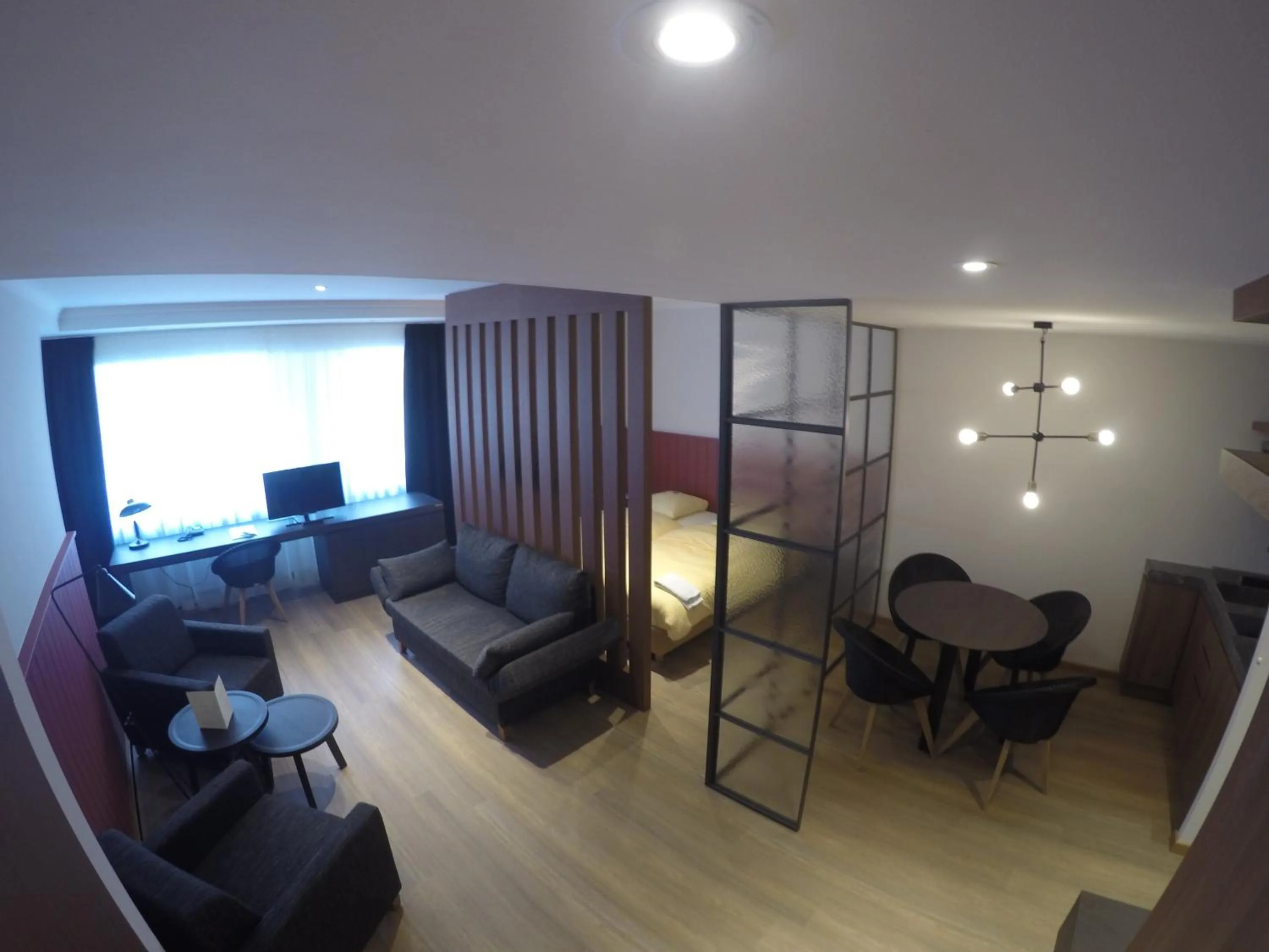 View (from property/room), Bed in Logis Hôtel Acacia