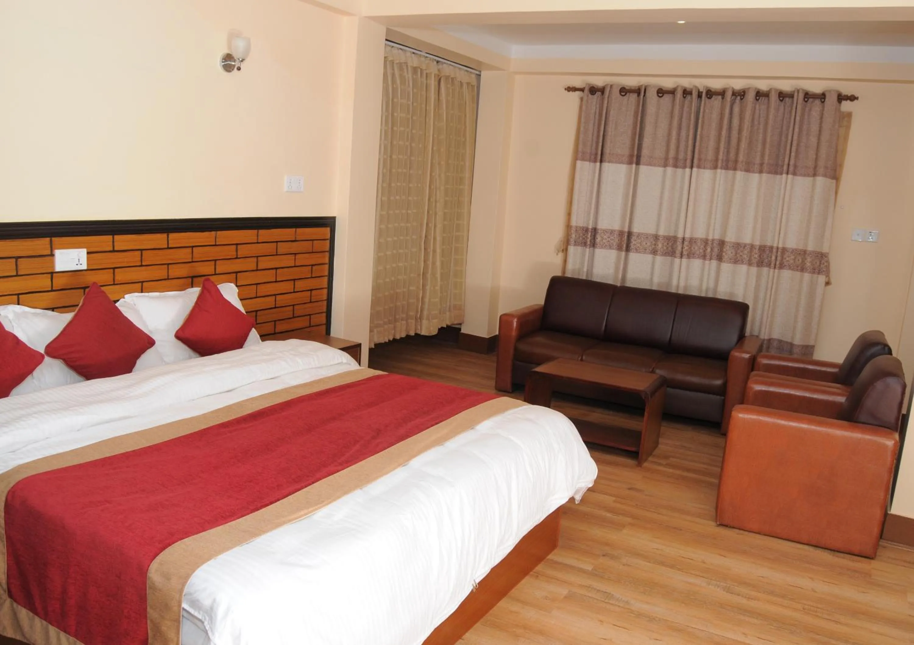 Bed in Hotel Bagmati