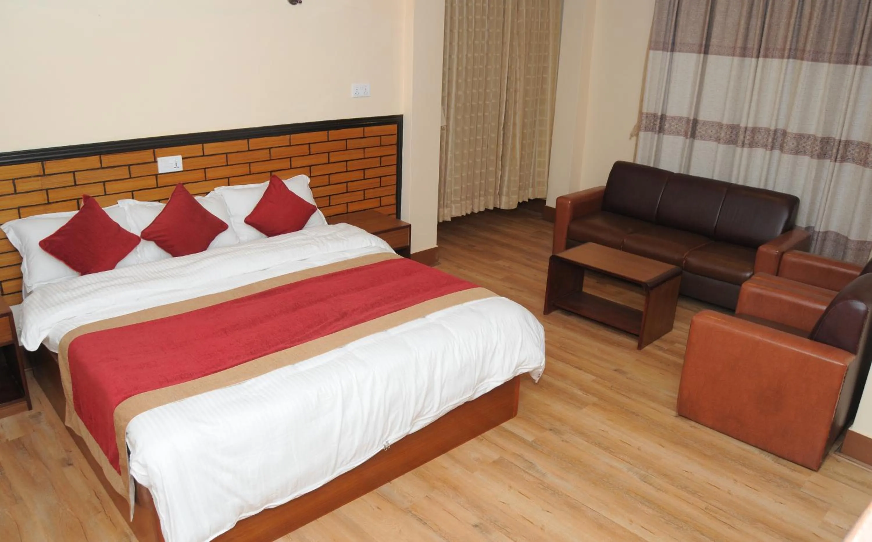 Bed in Hotel Bagmati