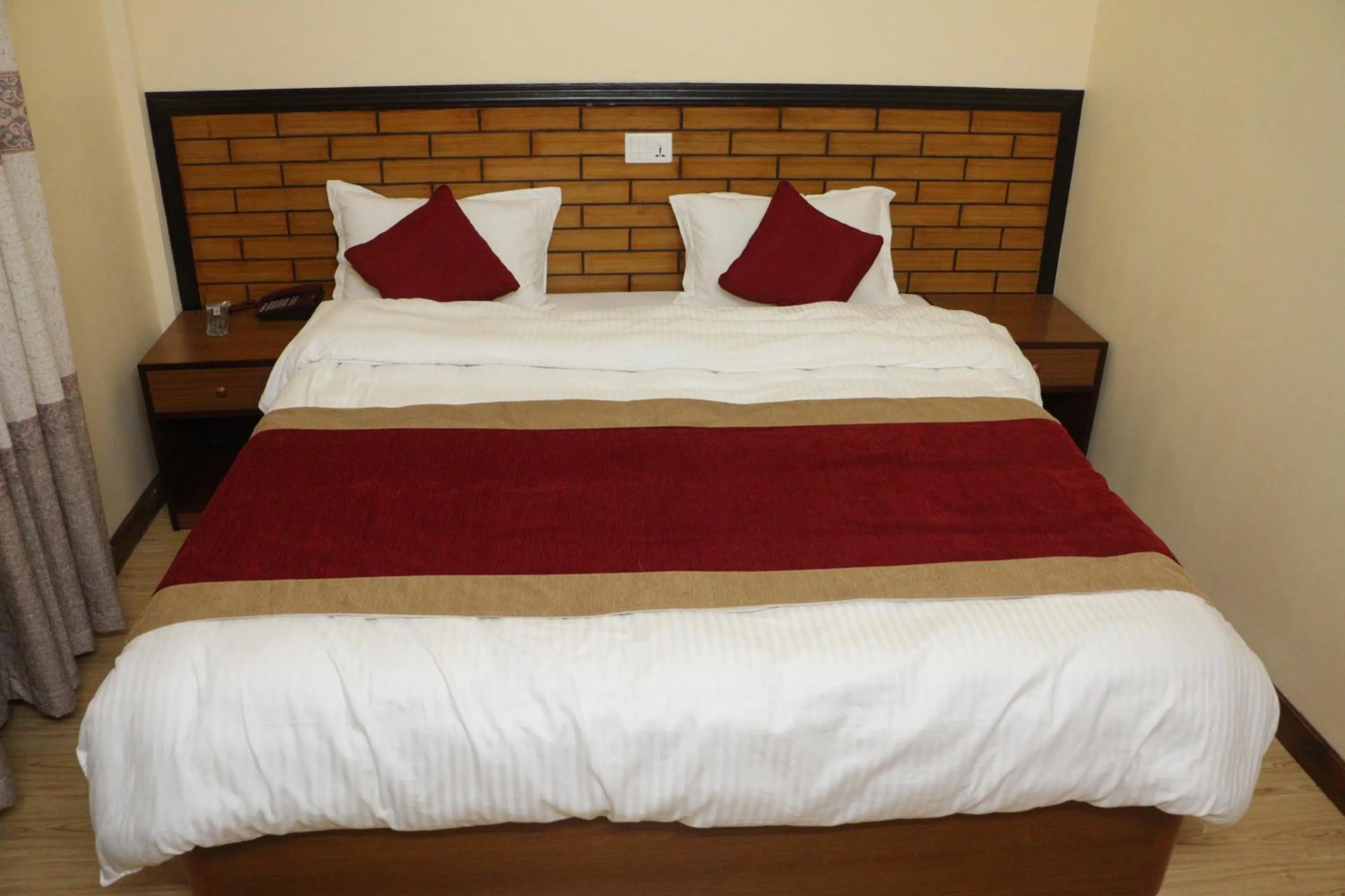 Bed in Hotel Bagmati