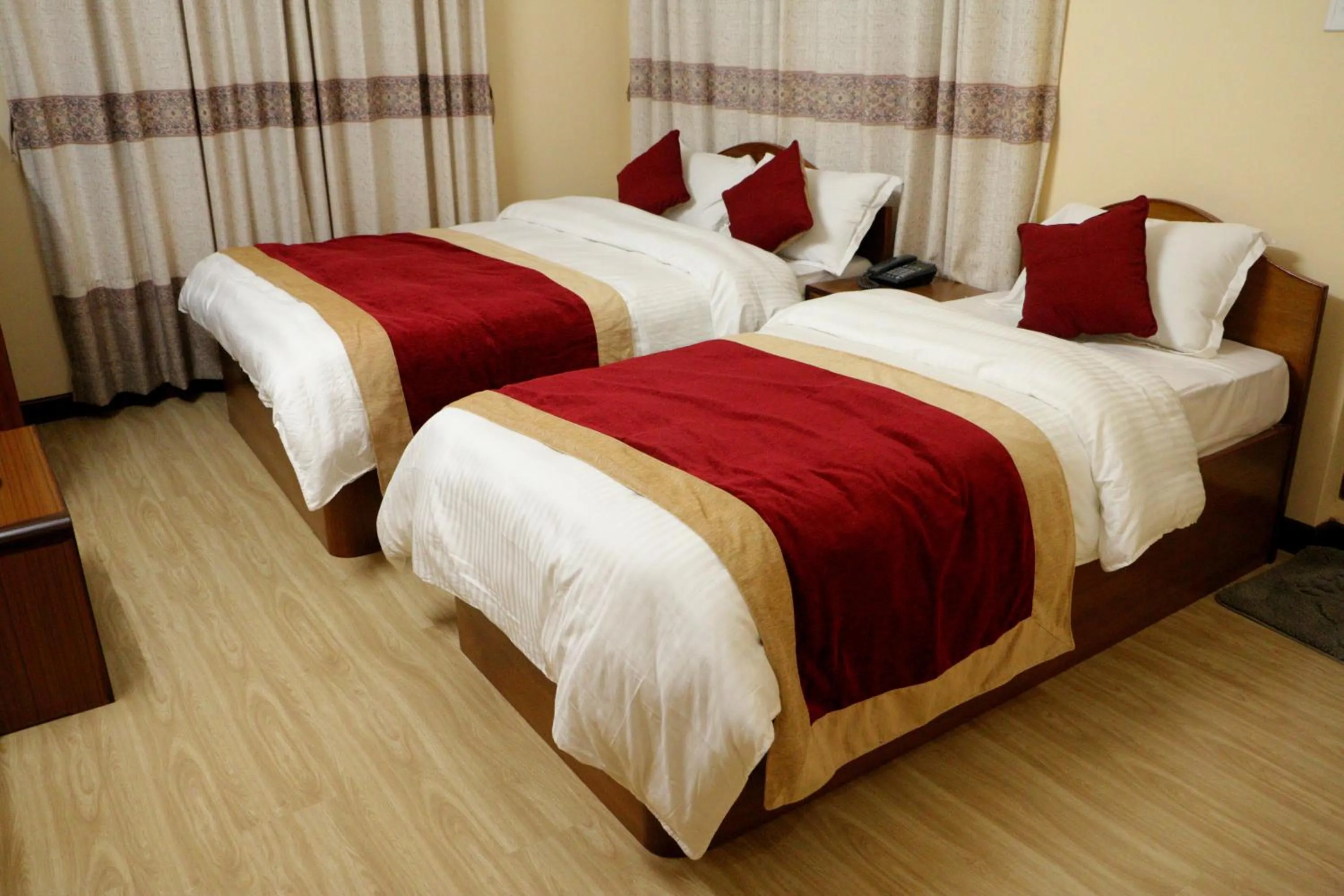 Photo of the whole room, Bed in Hotel Bagmati