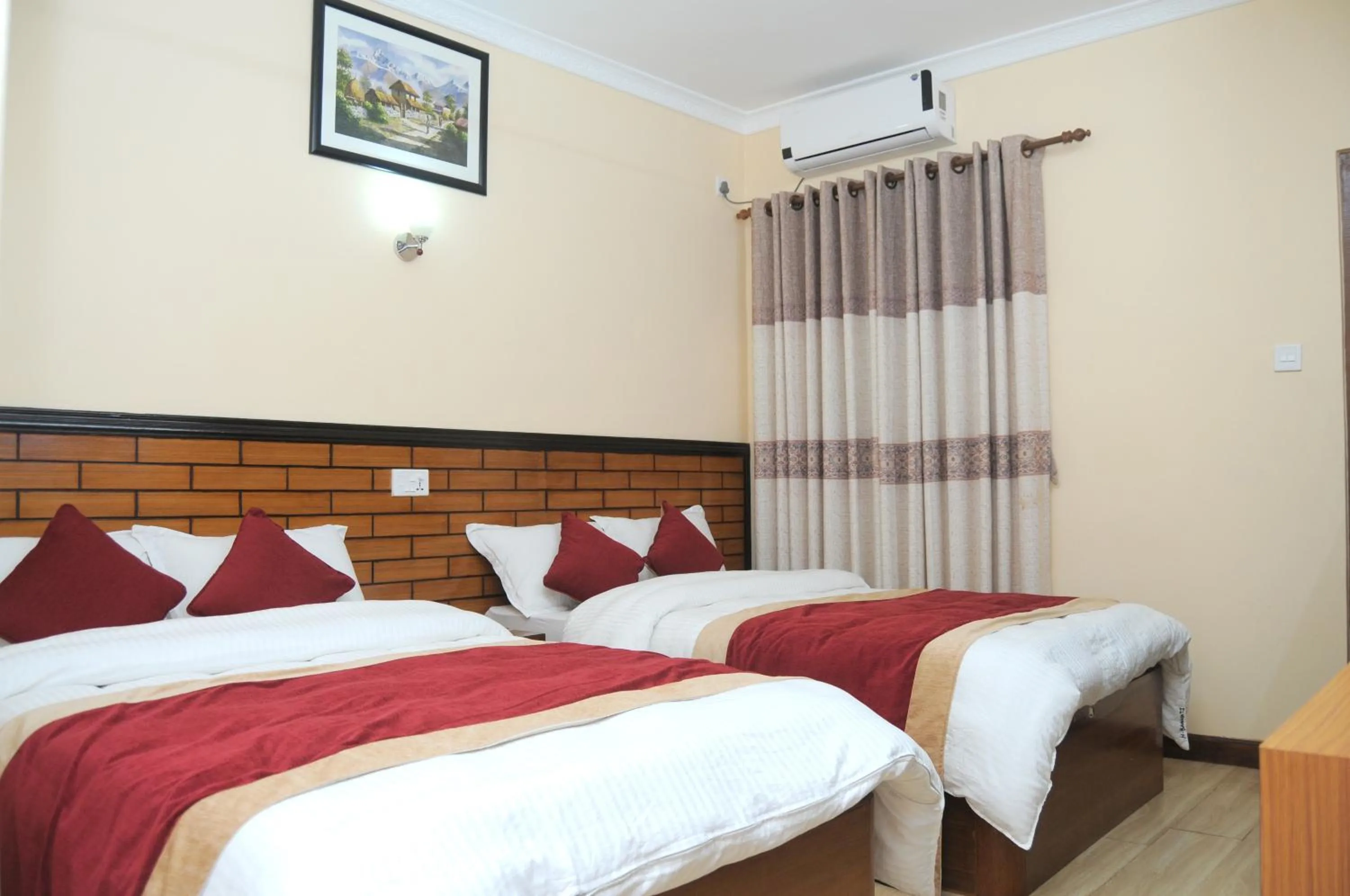 Bed in Hotel Bagmati