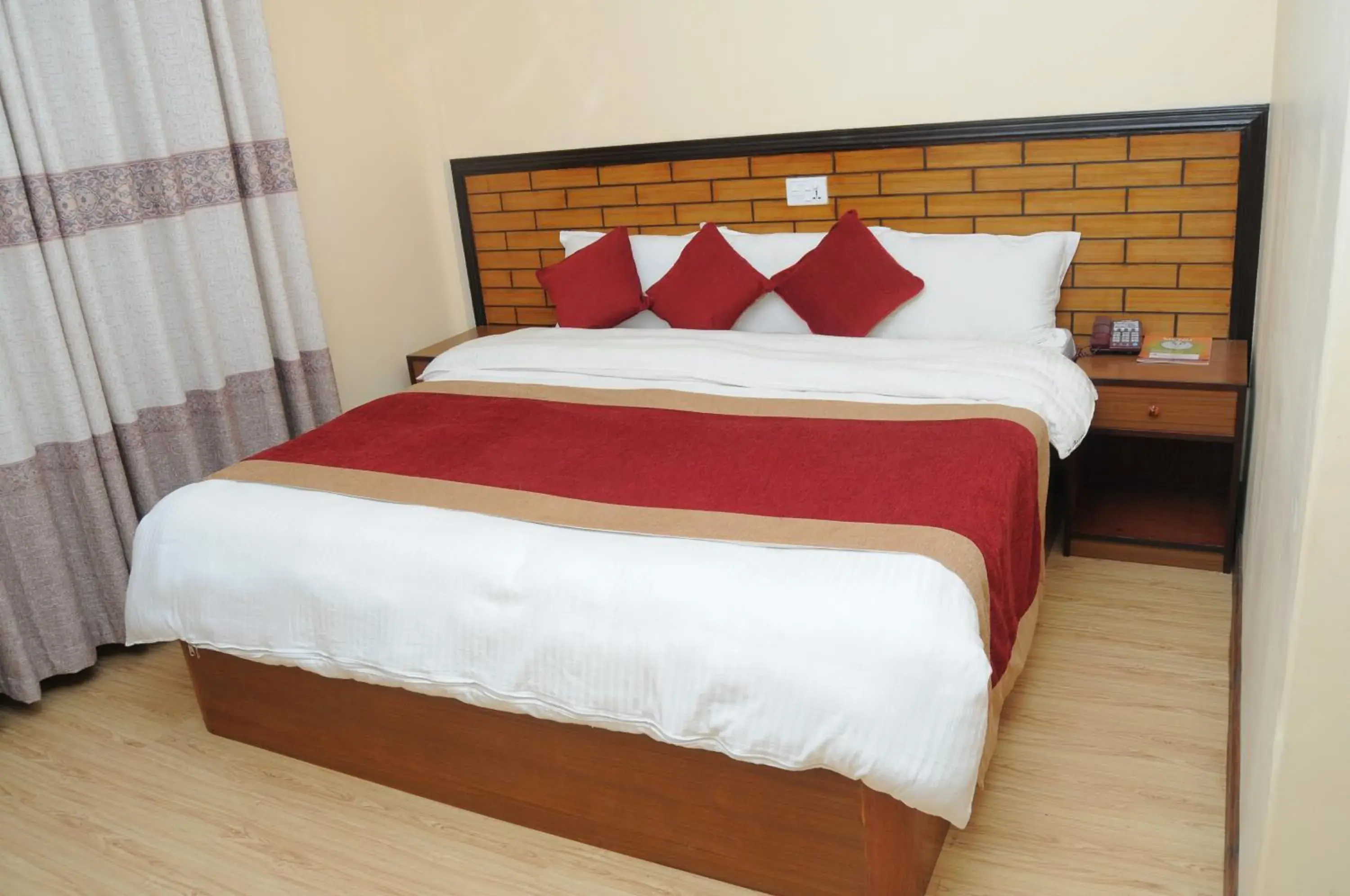 Deluxe Double Room (2 Adults + 1 Child) - single occupancy in Hotel Bagmati Deluxe Double Room (2 Adults + 1 Child) - single occupancy in Hotel Bagmati