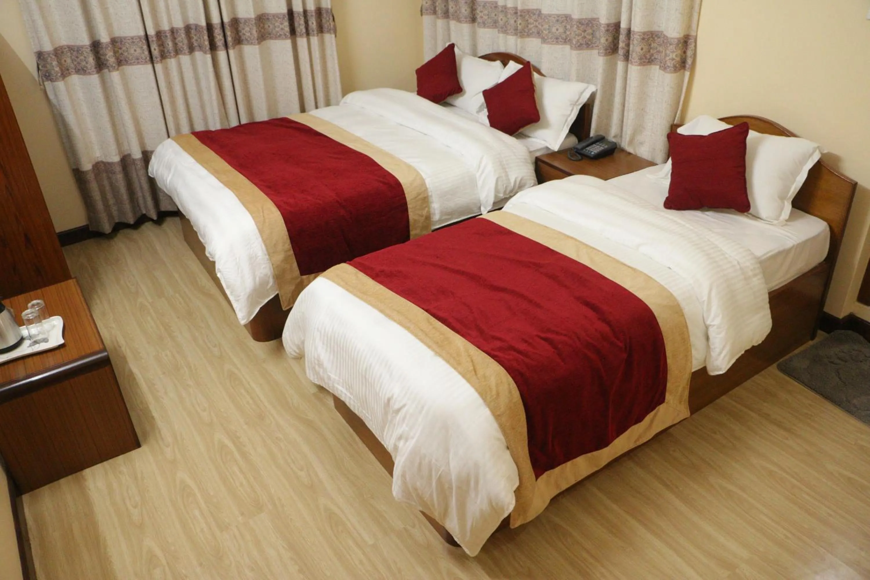 Photo of the whole room, Bed in Hotel Bagmati