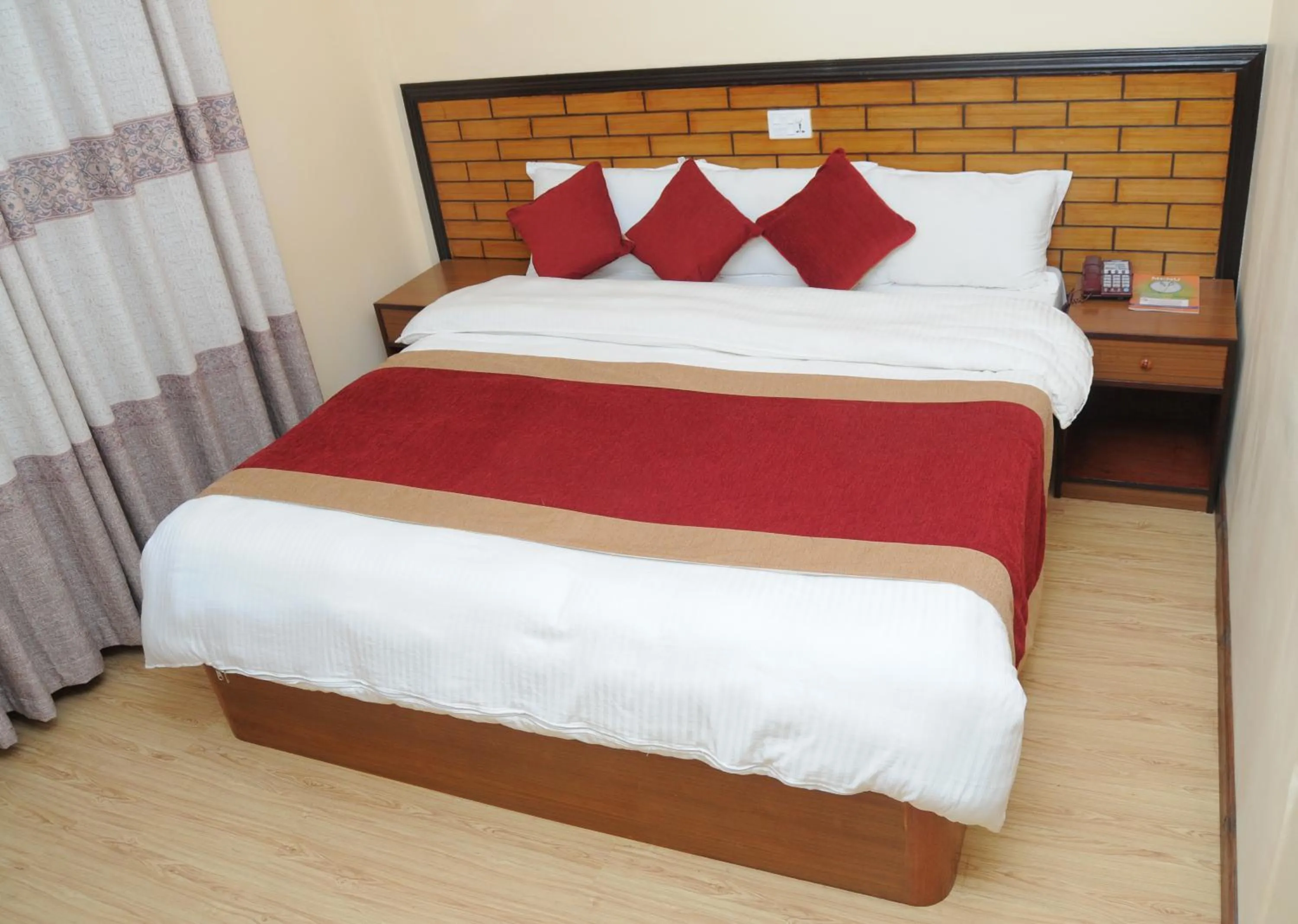 Bed in Hotel Bagmati