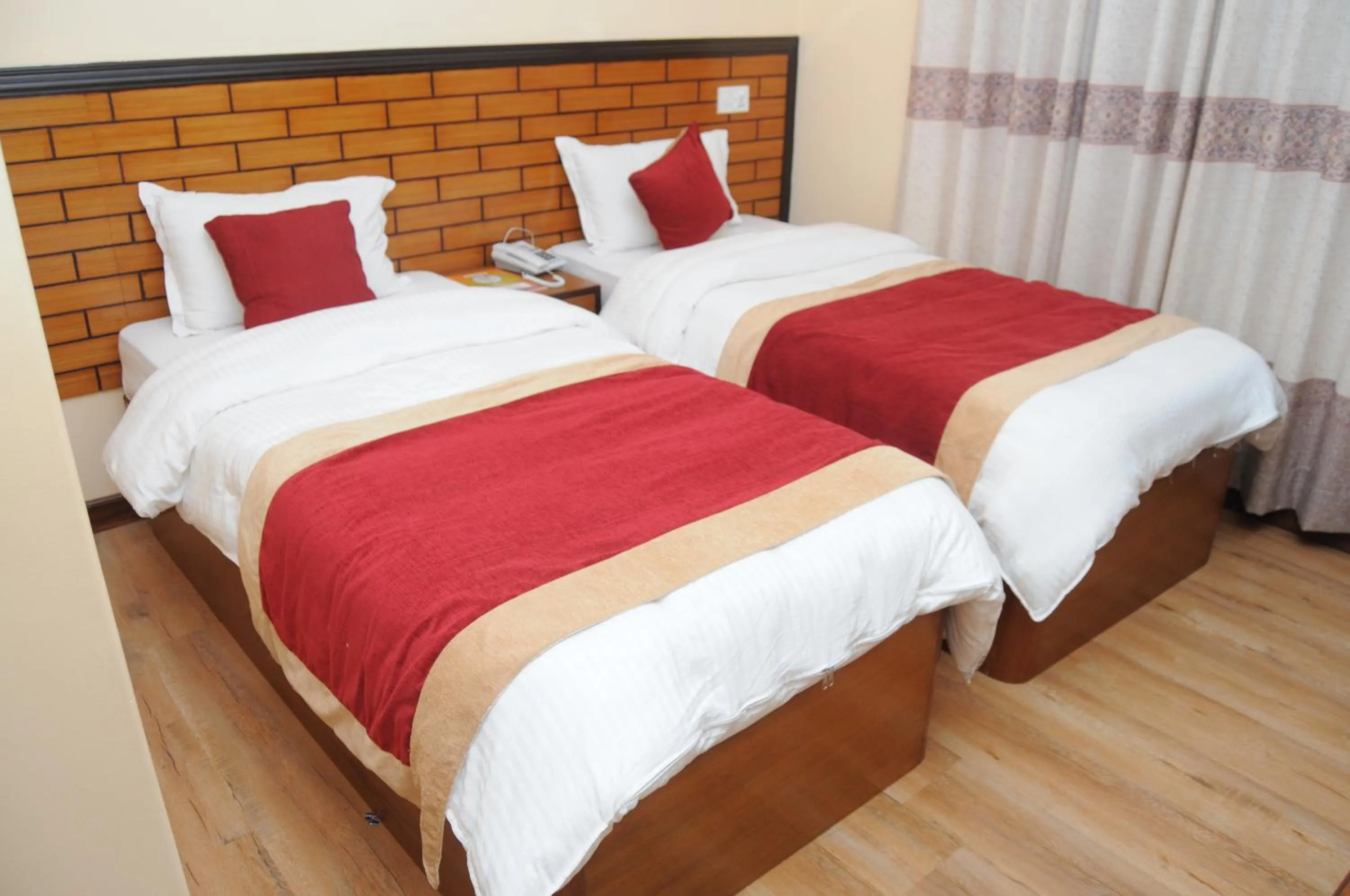 Bed in Hotel Bagmati