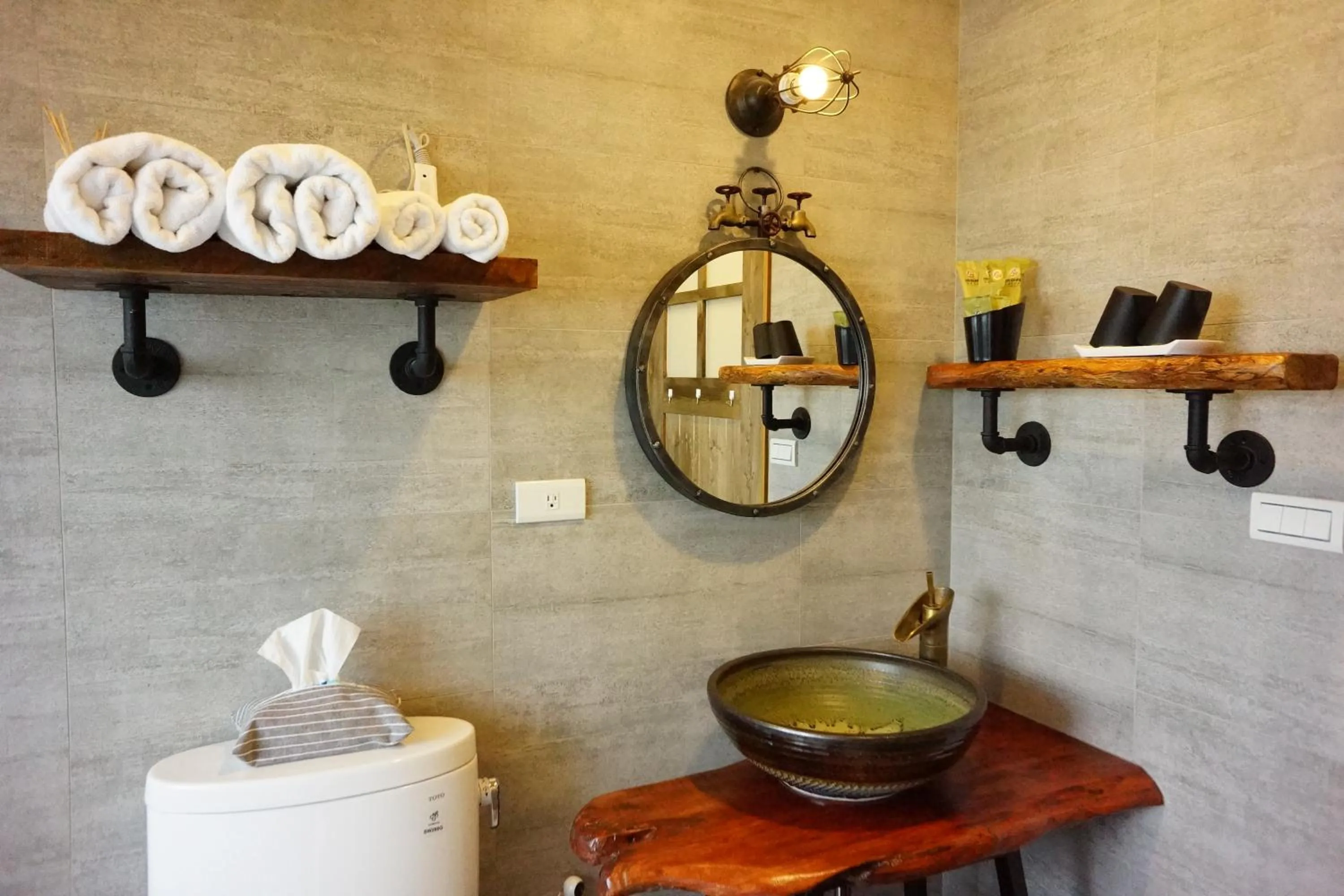 Bathroom in Celine's B&B