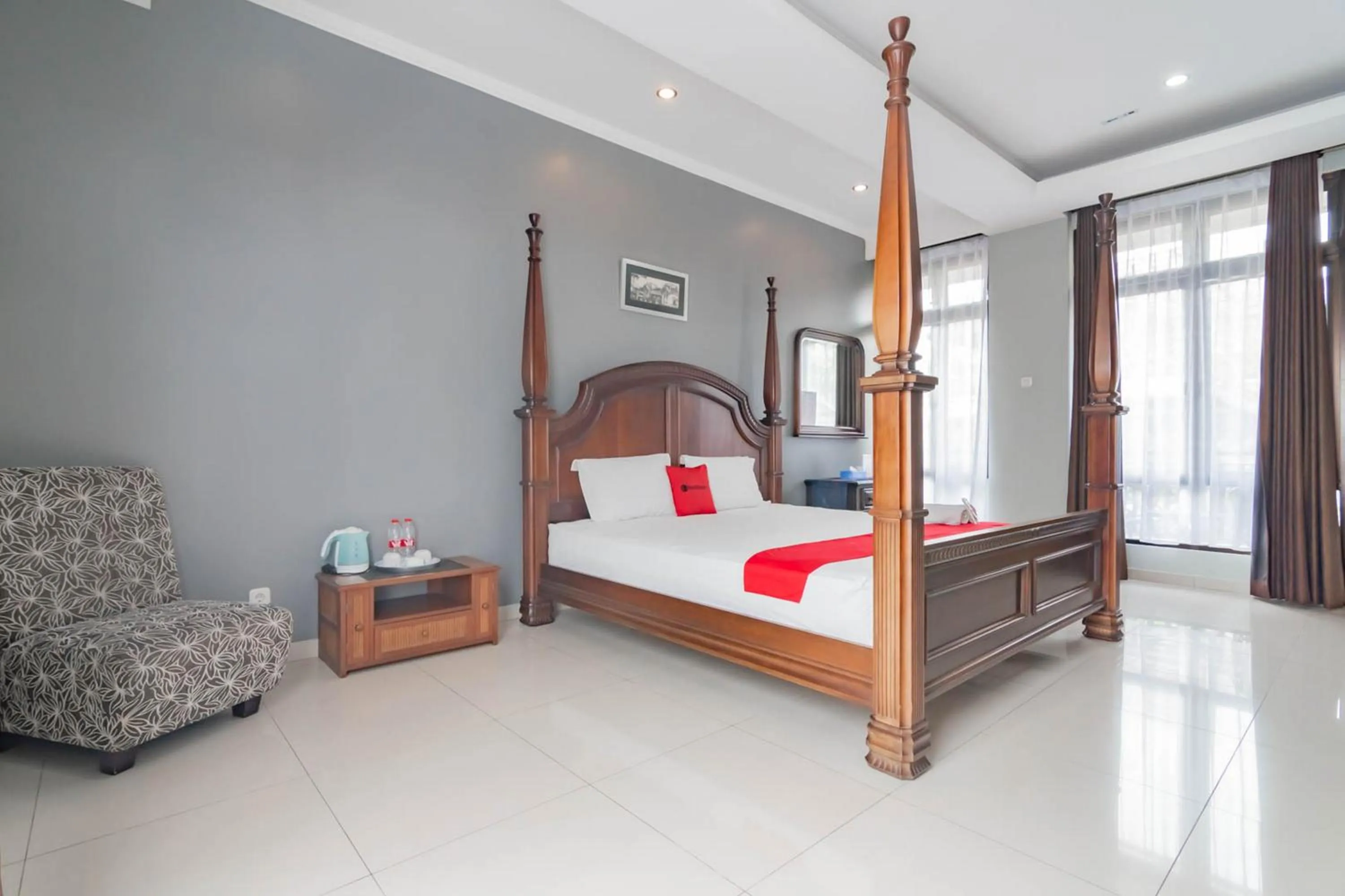 Bedroom, Bed in RedDoorz at Palagan Joglo Sersan Bajuri