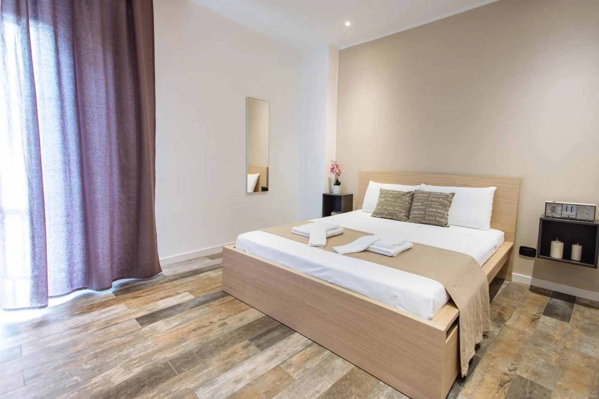 Bed in Politeama Luxury Suites