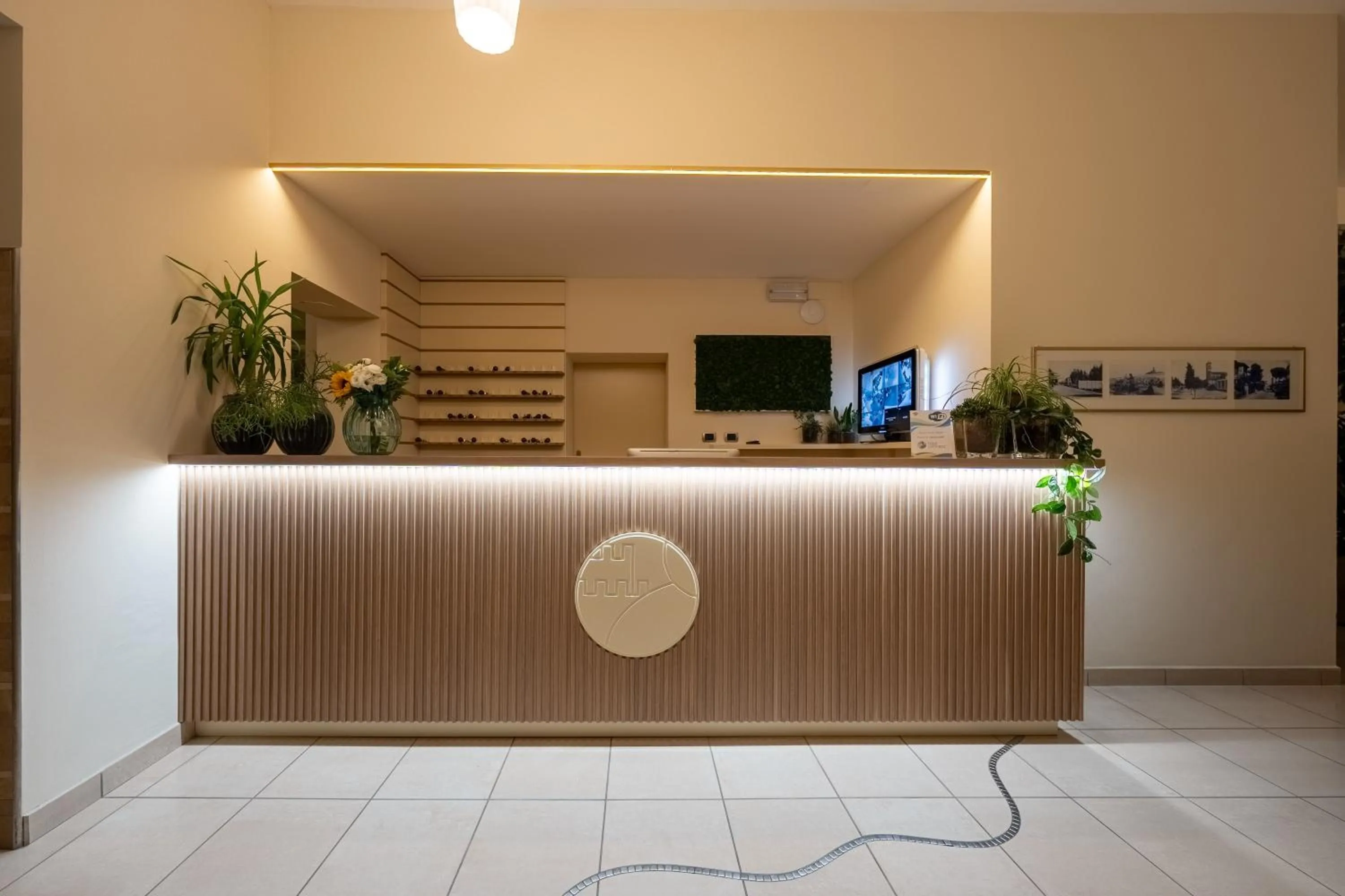 Lobby or reception in Hotel La Pineta