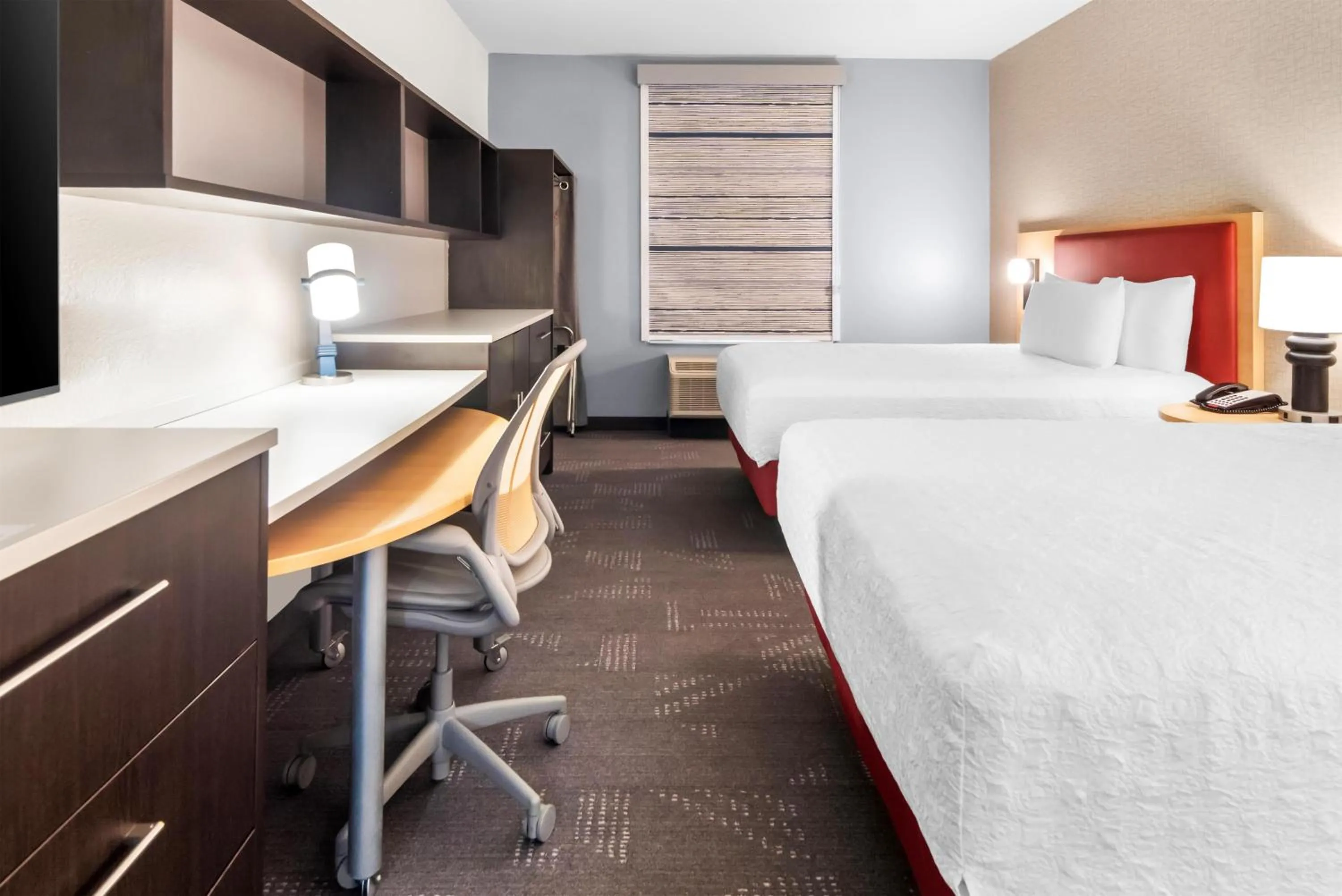 Bed in Home2 Suites By Hilton Dallas Grand Prairie