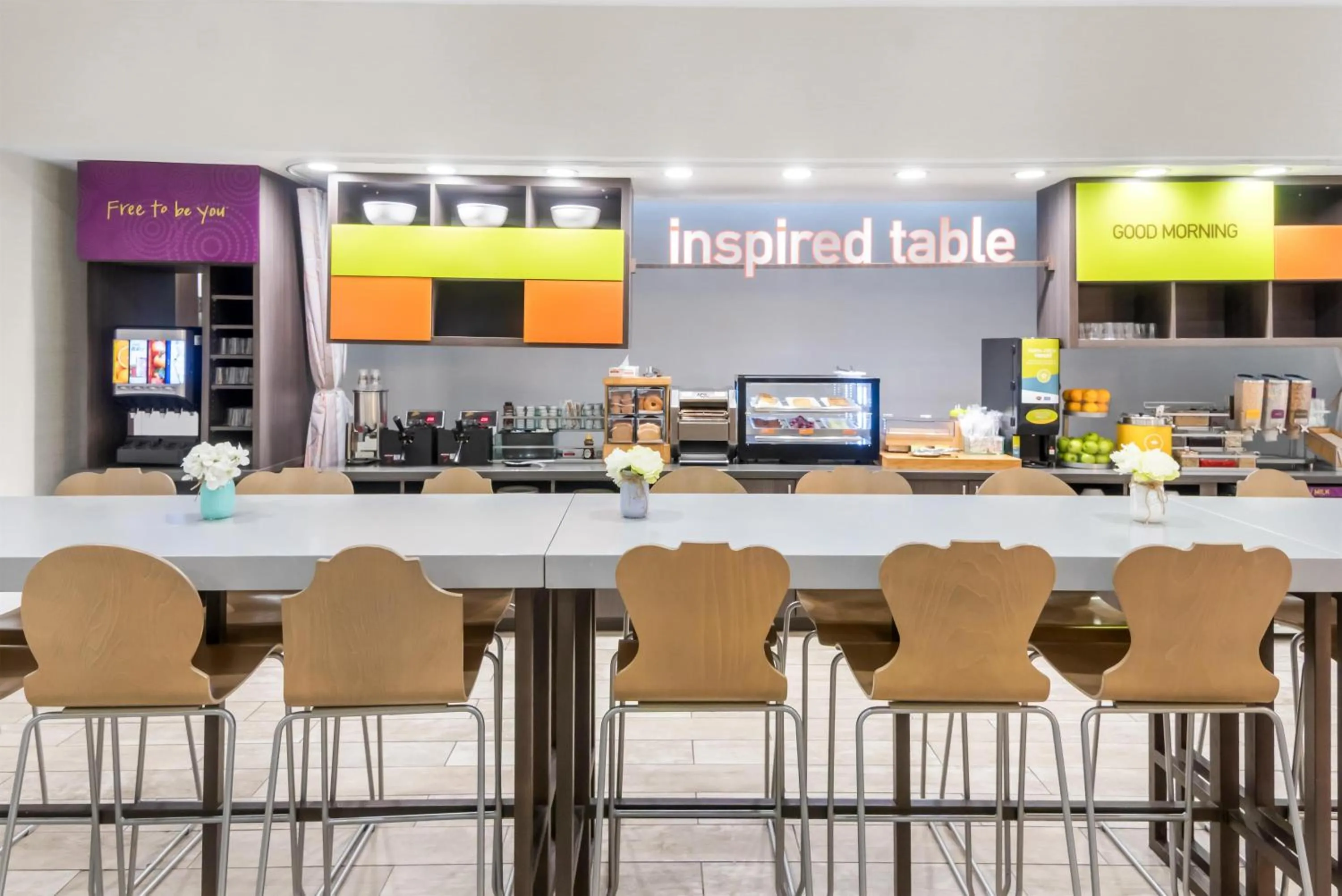 Breakfast in Home2 Suites By Hilton Dallas Grand Prairie