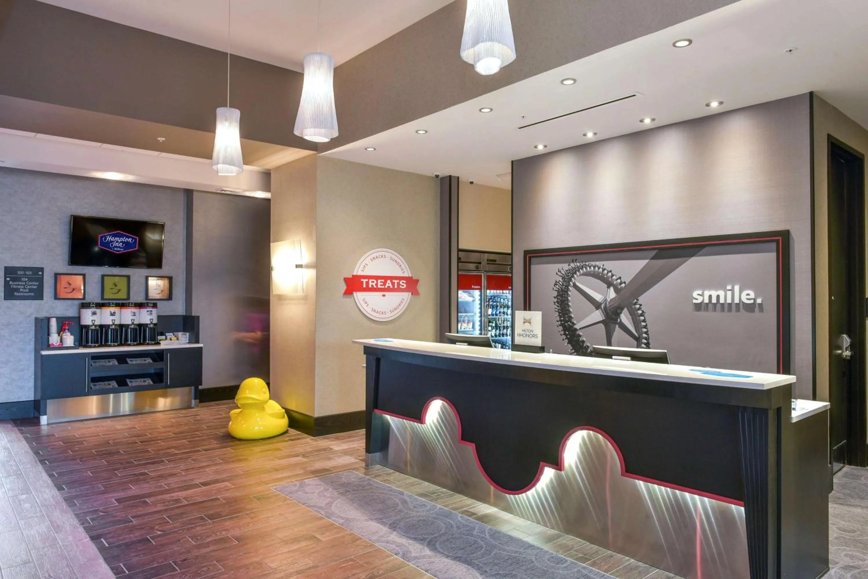 Lobby or reception in Hampton Inn Lumberton, NC