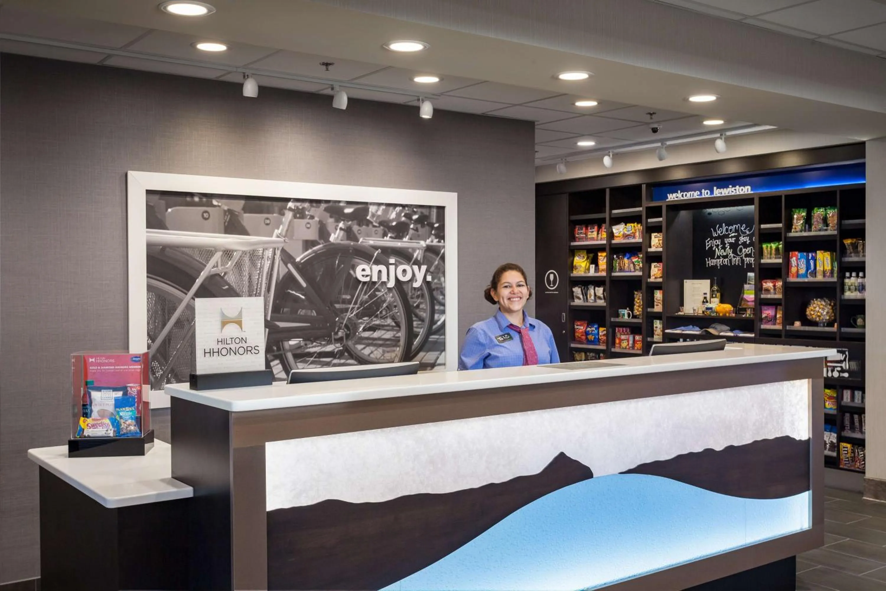 Lobby or reception in Hampton Inn Lewiston, ID