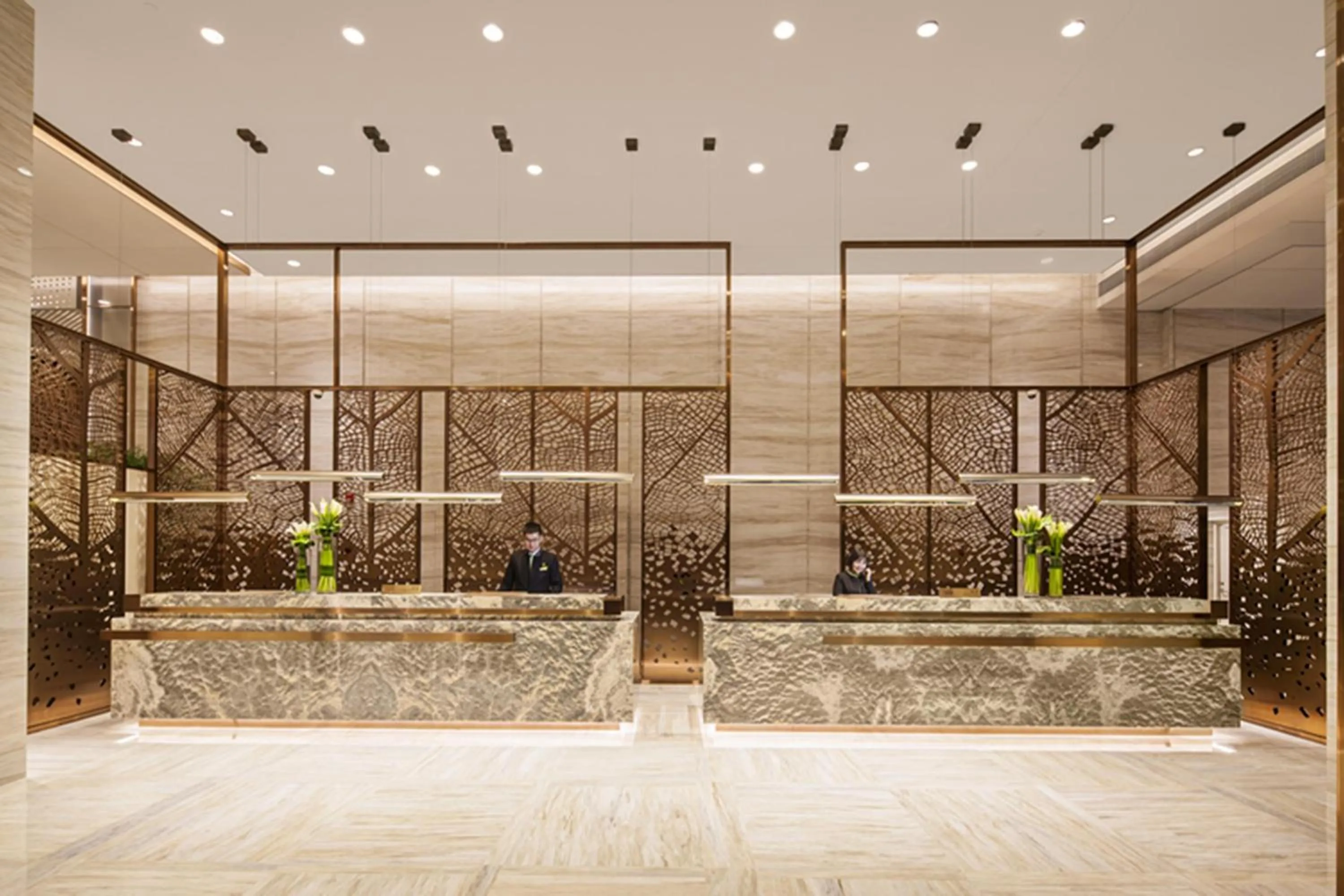 Lobby or reception in DoubleTree by Hilton Hotel Shenzhen Longhua