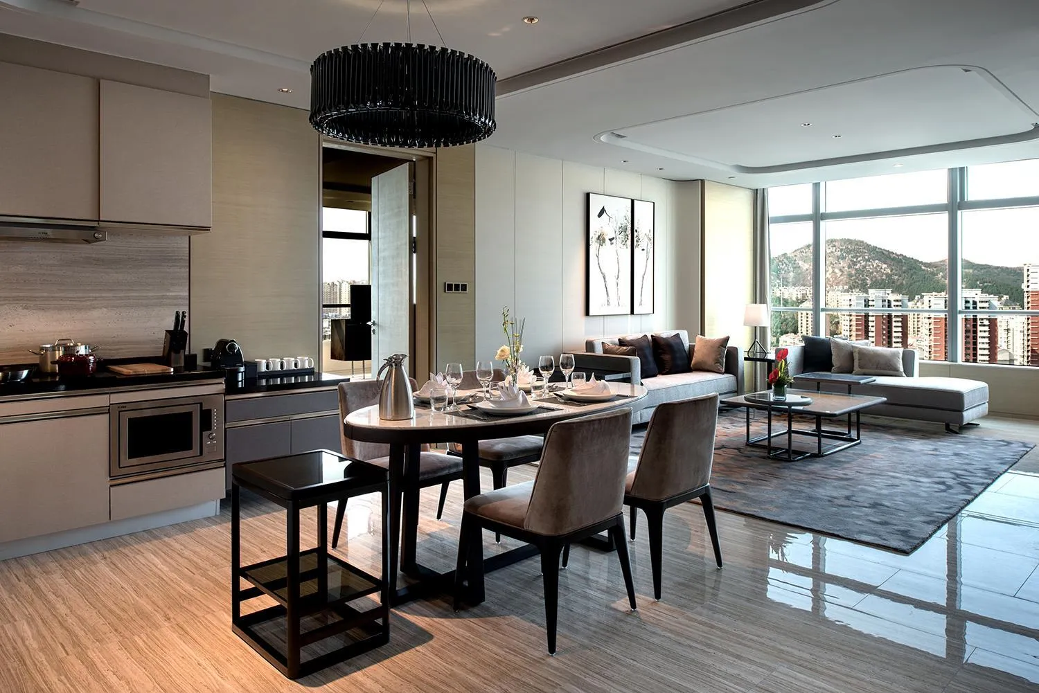 Dining area in Hilton Jinan South Hotel & Residences