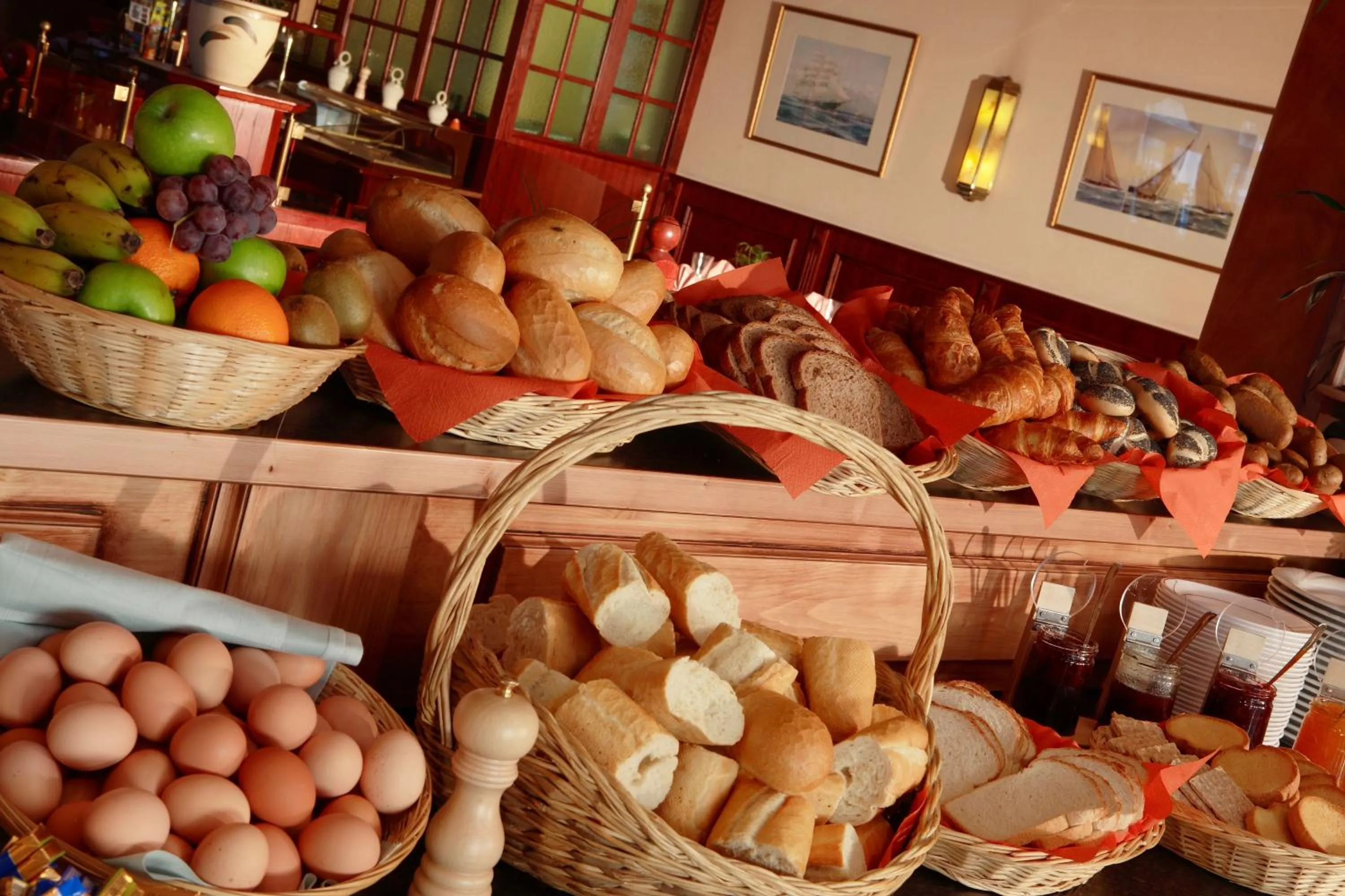 Breakfast in Hotel Belle Vue