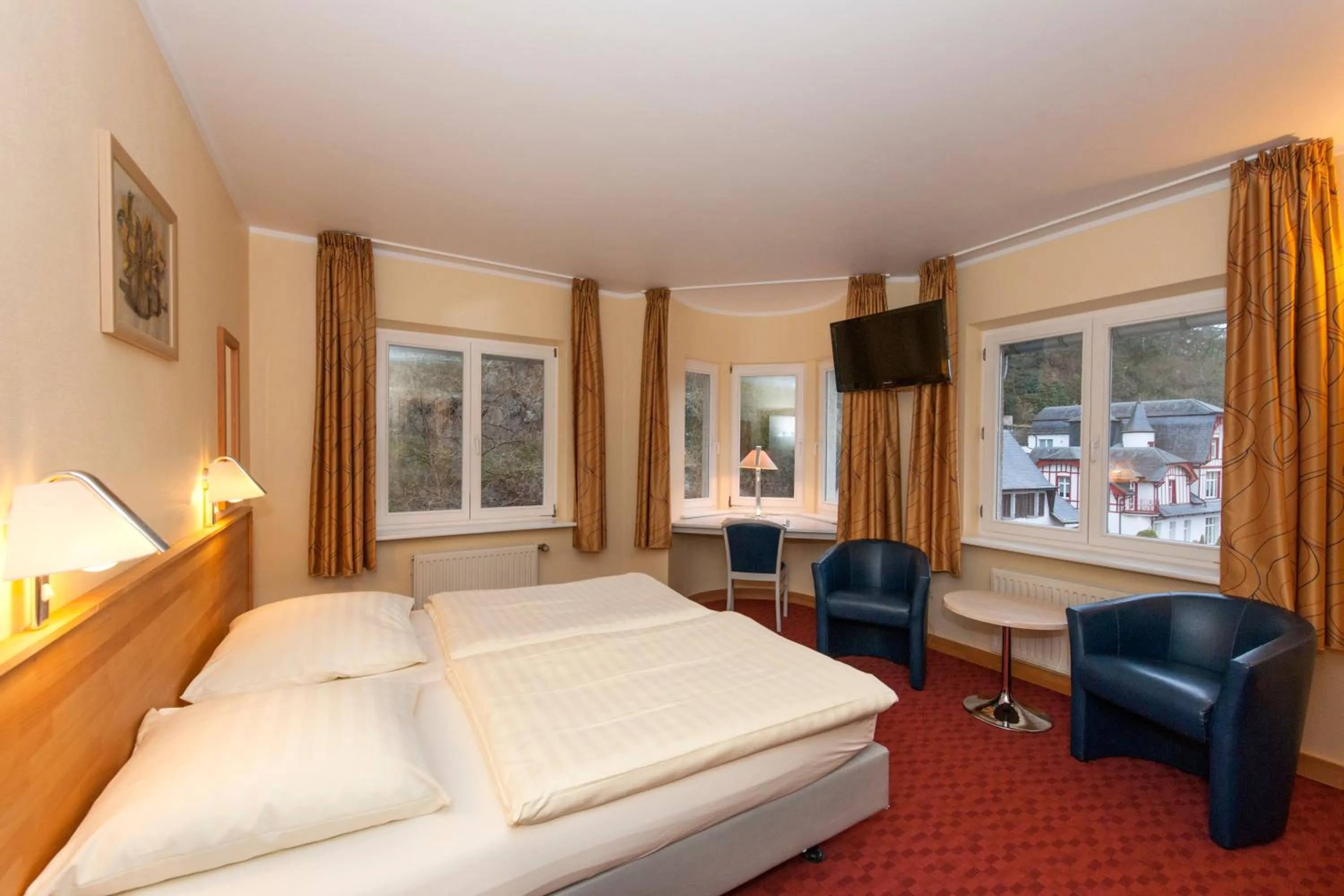 Bed in Hotel Belle Vue