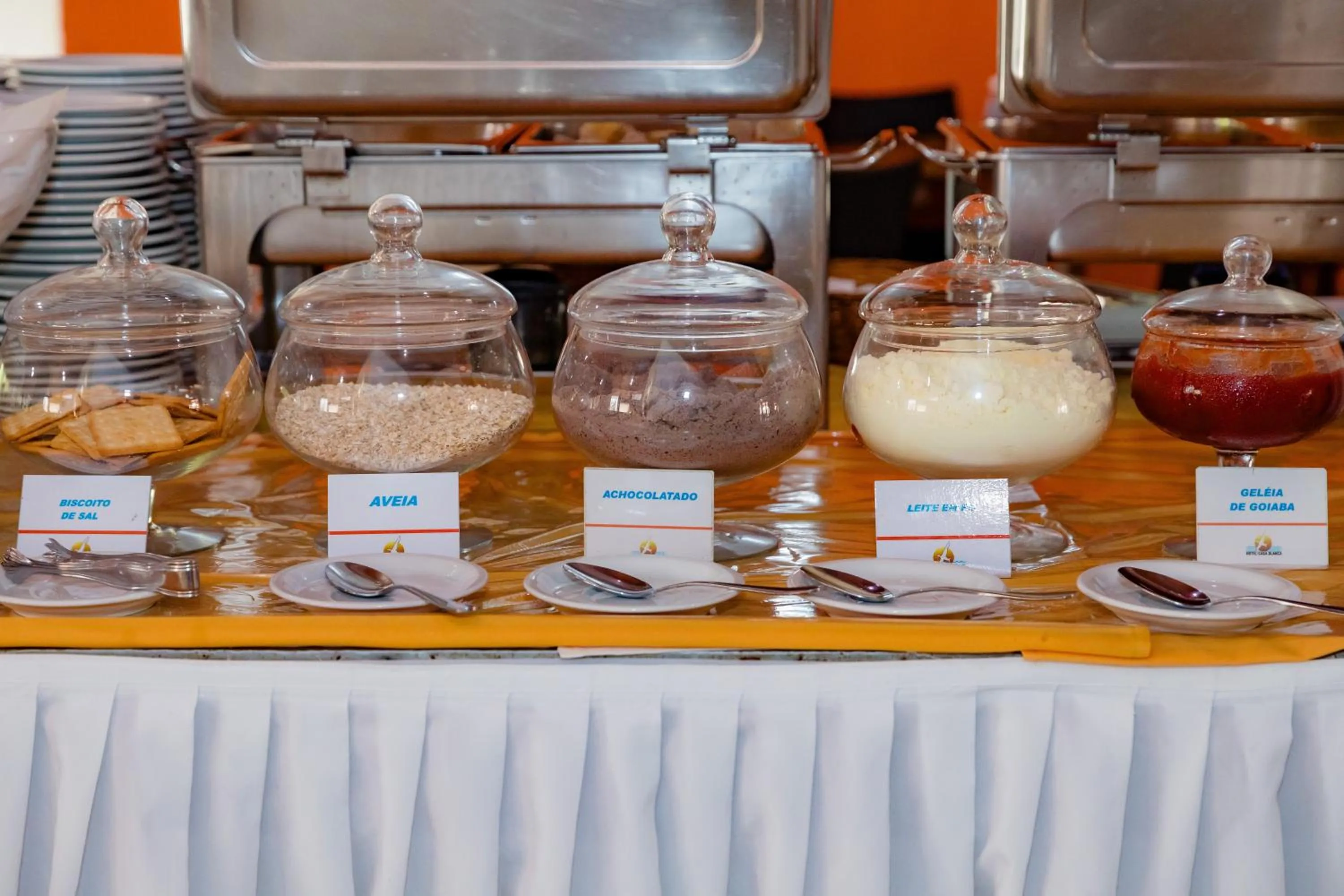 Food and drinks in Hotel Casa Blanca Porto Seguro